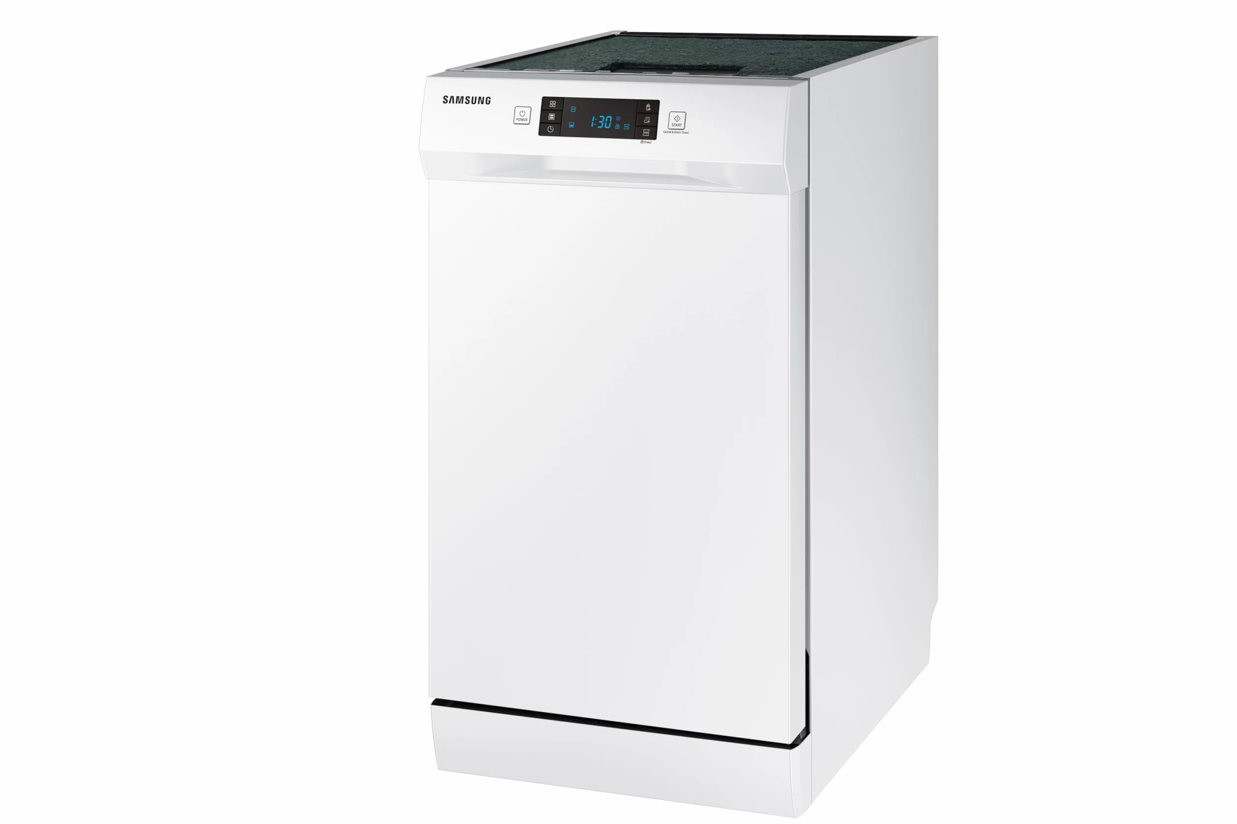 SAMSUNG DW50R4070FW Lavavajillas 10 cubiertos 45cm A++ Libre instalación Blanco