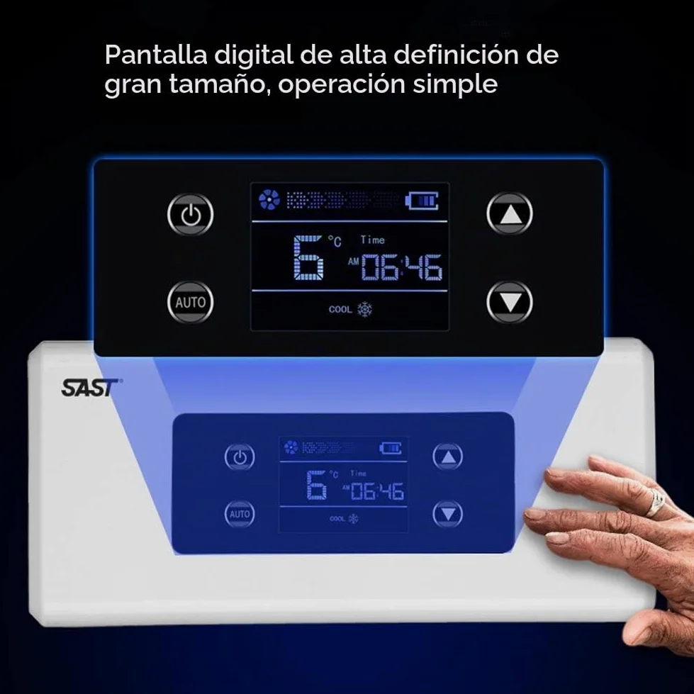 Caja Refrigerada con Enfriador De Insulina, 2-8 °c Refrigerador Médico Refrigerador De Medicamentos Caja De Almacenamiento De Medicamentos, Pantalla LED De Alta Definición