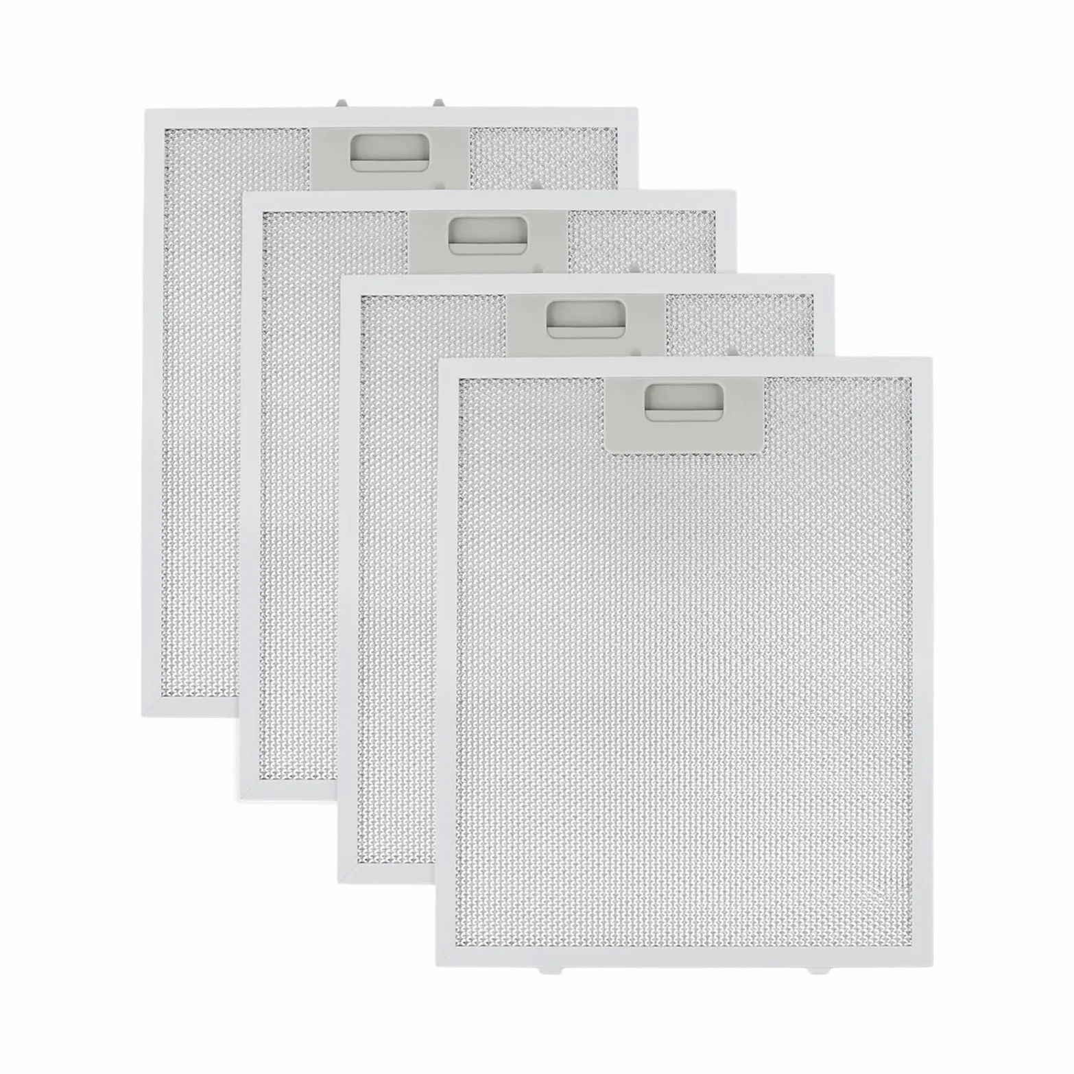 Juego De 4 Filtros De Grasa De Aluminio For Campanas Extractoras