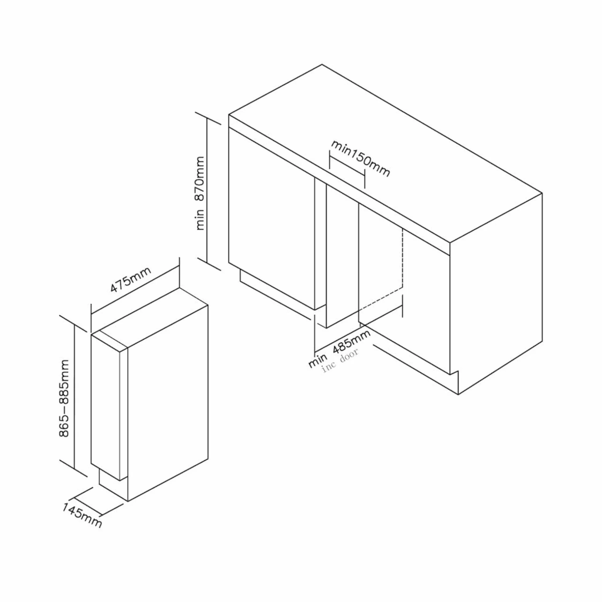 CANDY DiVino CCVB 15/1, Vinoteca Integrable Estrecha, 20L, 7 Botellas, Puerta Reversible, 6 Baldas, Tratamiento Anti-UV, Compresor Antivibraciones, LED, Temperatura 5º a 18º, 39DB, Clase C, Negro
