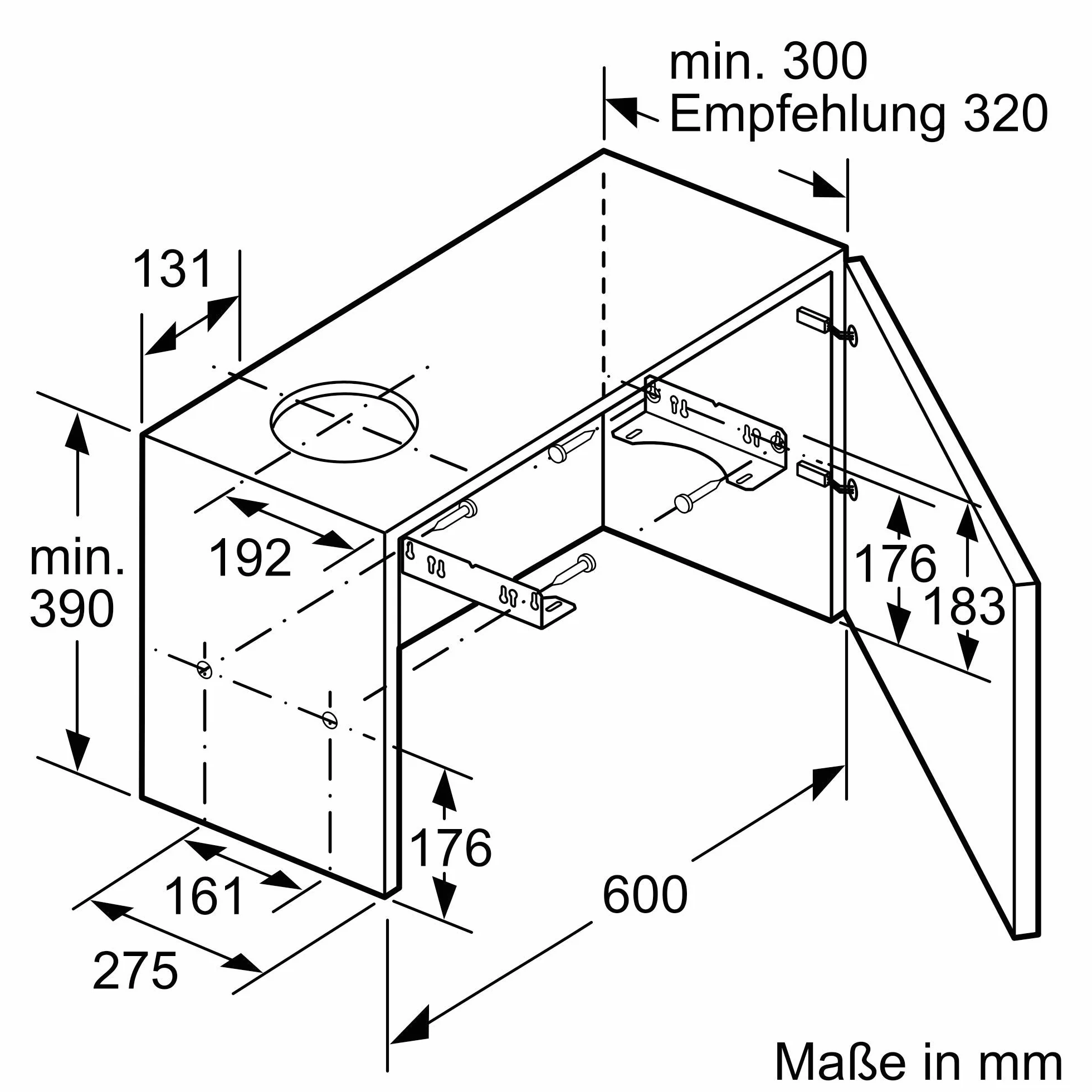 Bosch DFL064A52 Serie 4 - Campana de pantalla plana, 60 cm de ancho, circulación y salida de aire, fabricado en Alemania, motor EcoSilence Drive silencioso y eficiente, iluminación LED uniforme,