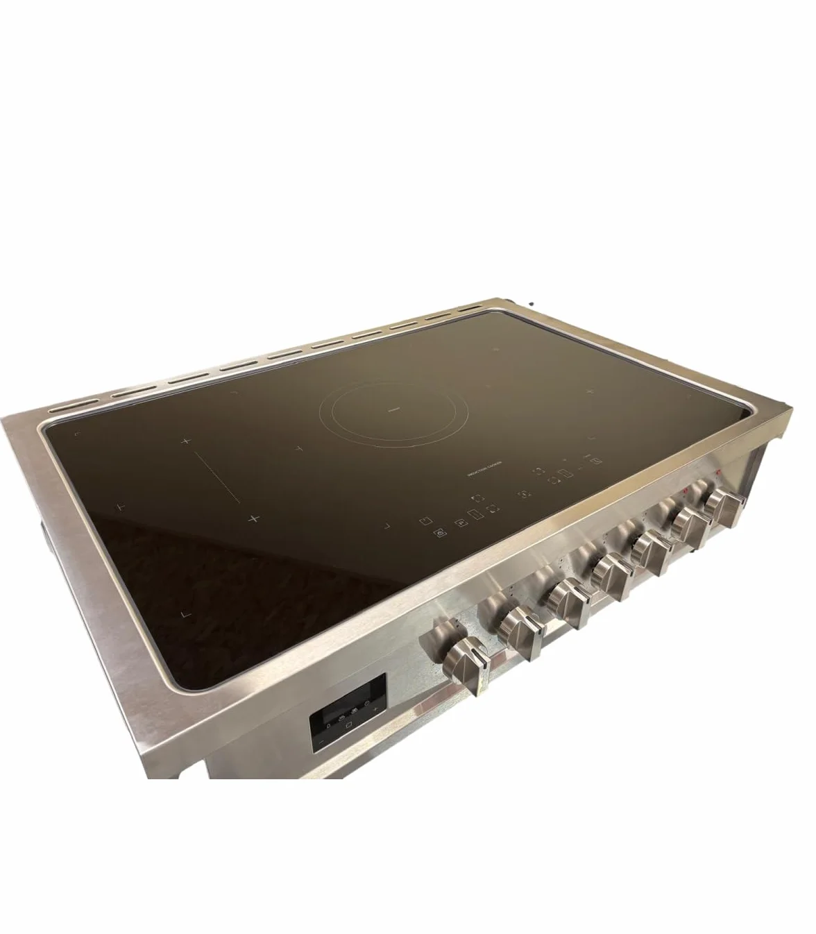 SOLTHERMIC VTI90AINOX INDUCCION CON HORNO ELECTRICO PANORAMICO/ANCHO 90 CMS / 5 FUEGOS CON ENCENDIDO AUTOMATICO/HORNO MULTIFUNCION 96 L. / ALTA GAMA