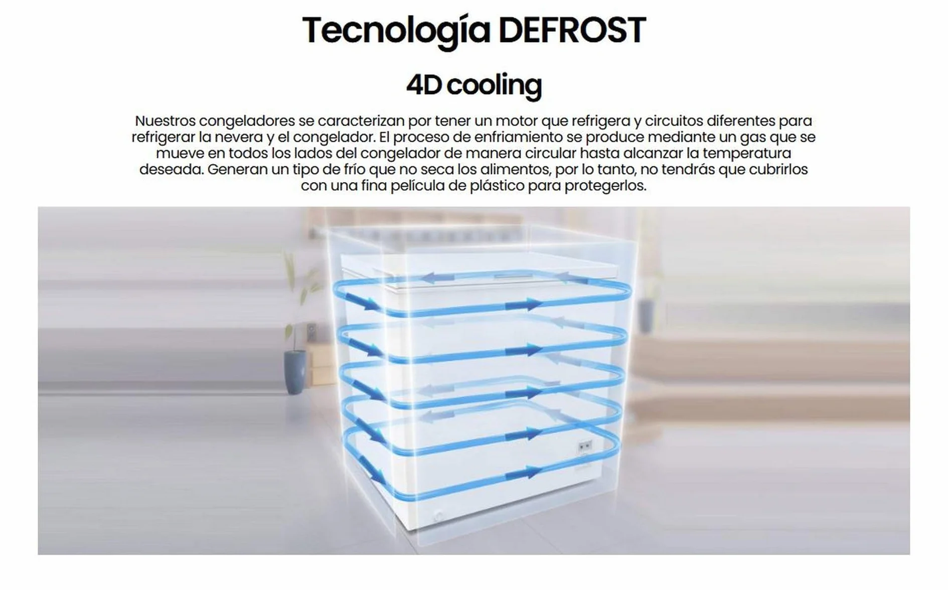 MILECTRIC Congelador Arcon ARC-N01-99 Litros, A+/F, Función FAST FREEZE, Dual System, Control de temperatura
