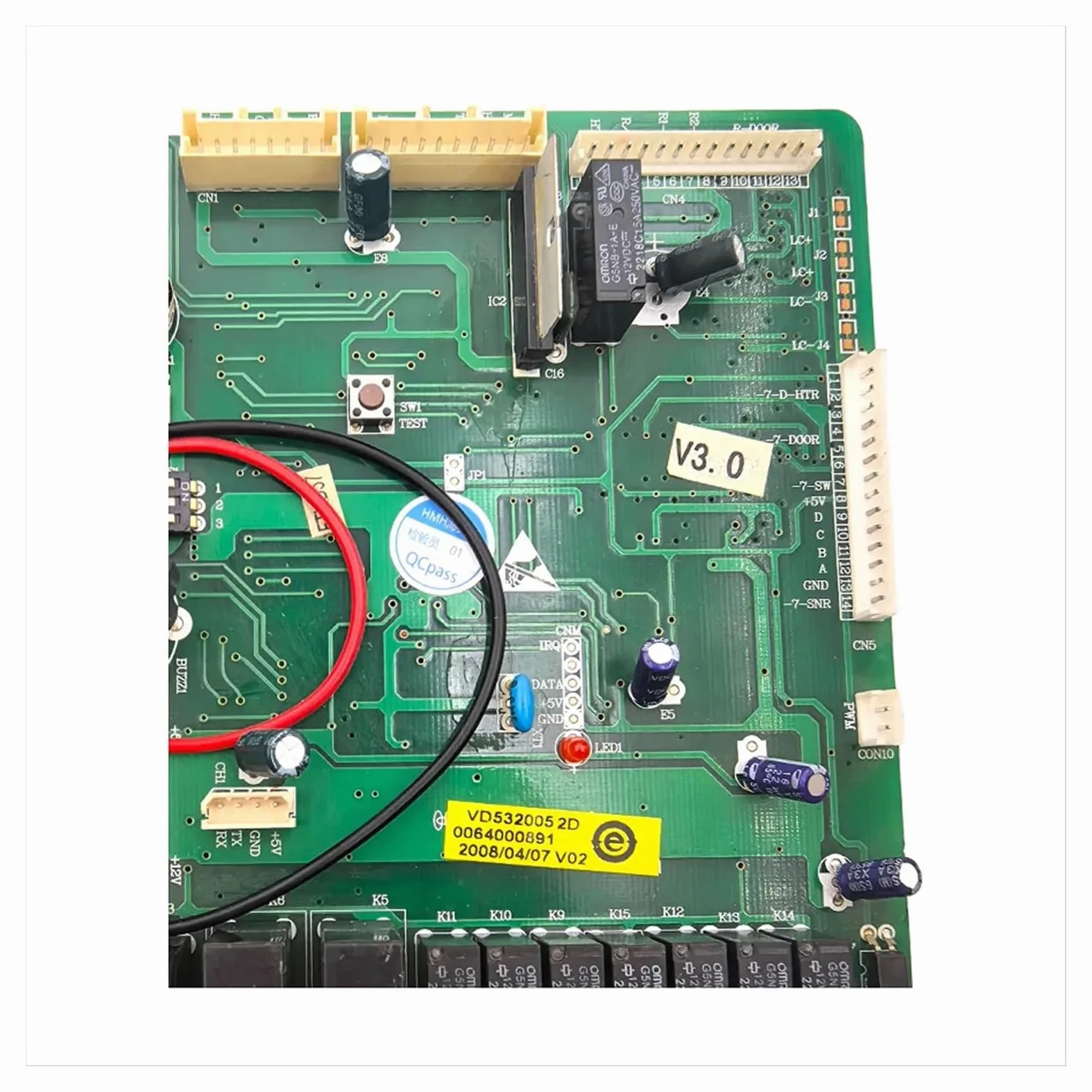 Piezas del congelador del tablero de control de la placa base del refrigerador del PCB del circuito del refrigerador 0064000891