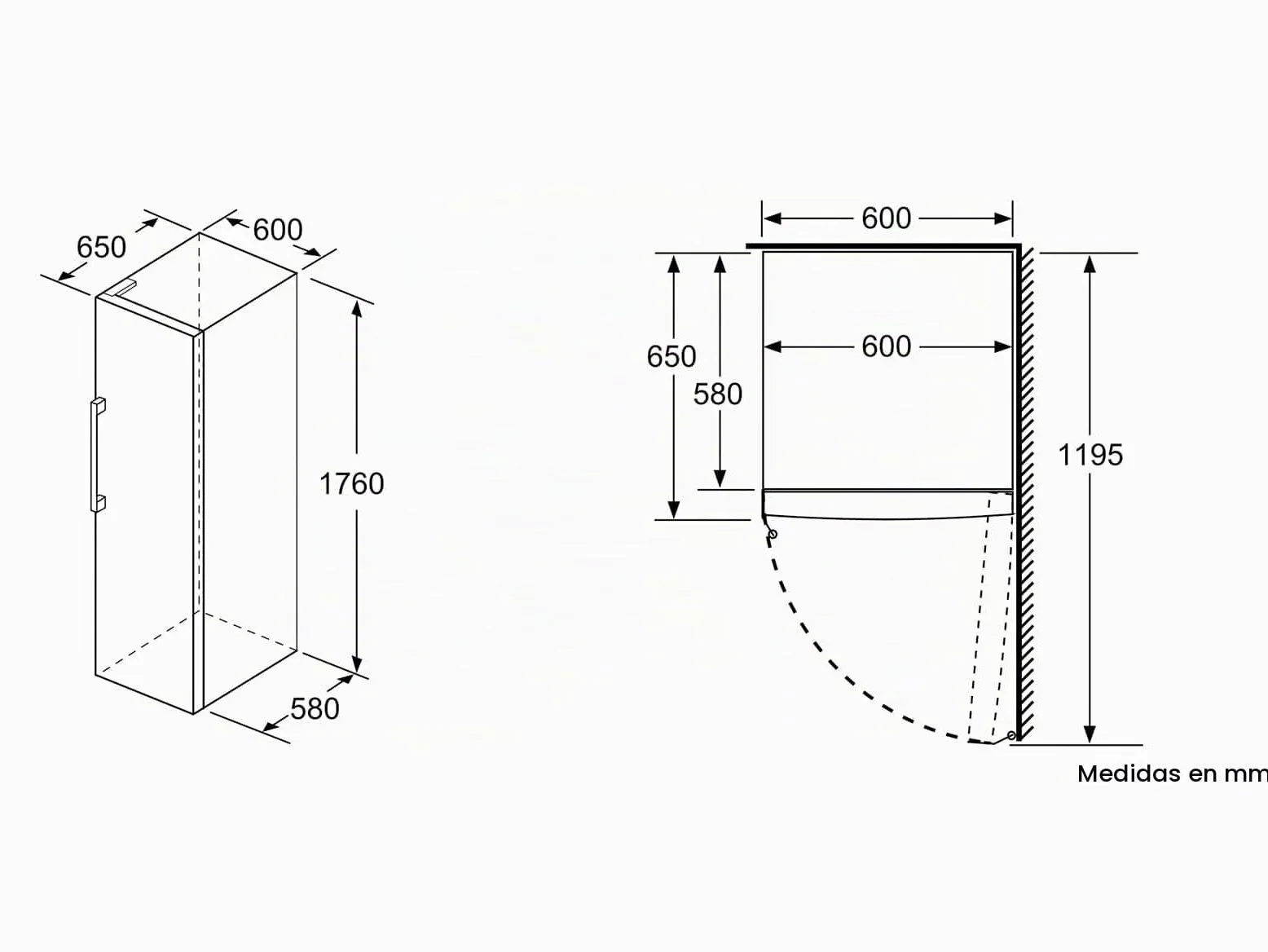 Bosch GSN33FWEV Serie 4 - Congelador independiente (176 x 60 cm, 225 L, sin escarcha, cajón grande para congelación grande, interior flexible gracias a la zona Vario Zone, Multi AirFlow, color blanco)