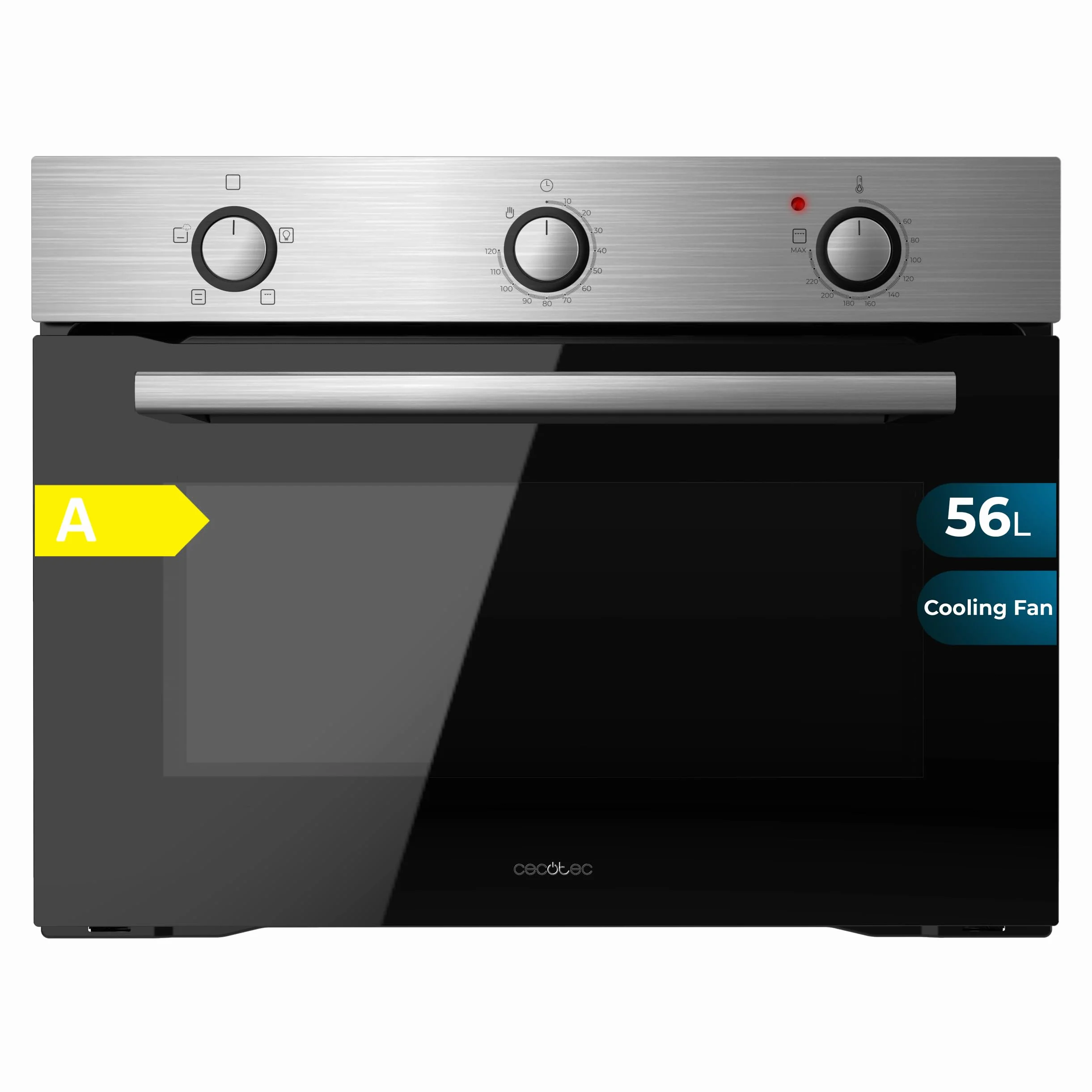 Cecotec Horno Integrable 45cm Bolero Hexa C134500 Inox 2600W 56L 4 Funciones