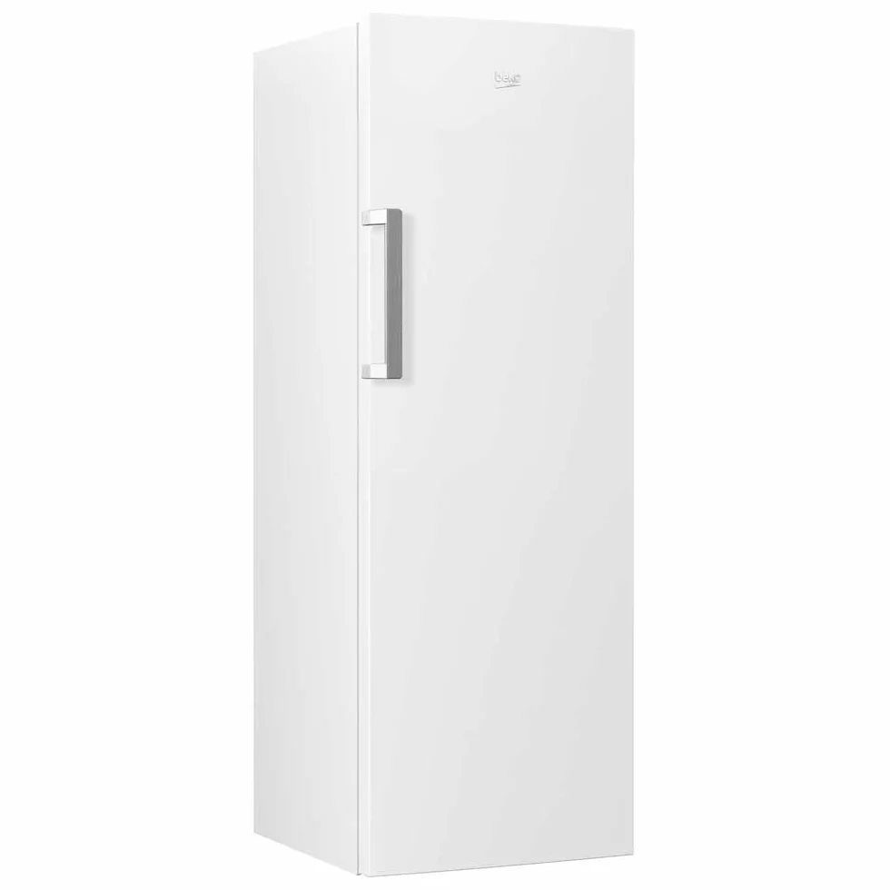 Beko RFNE290L41WN - Congelador Vertical, No Frost, Clase Energetica E, Mecánico, 5 cajones + 2 tapas, Color Blanco