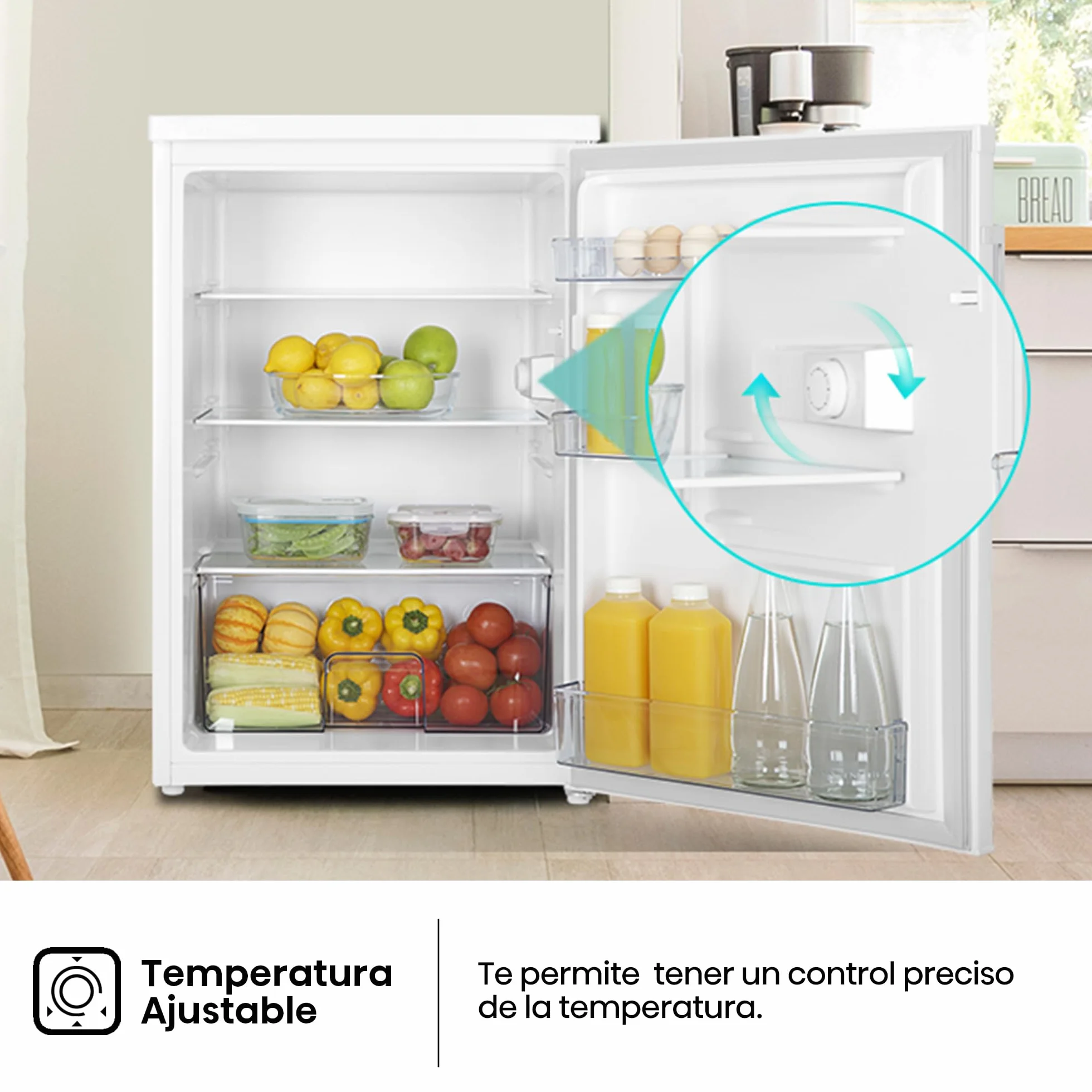 Hisense Frigorífico 1 Puerta Libre Instalación 133L Clase E 84.5x56cm Blanco