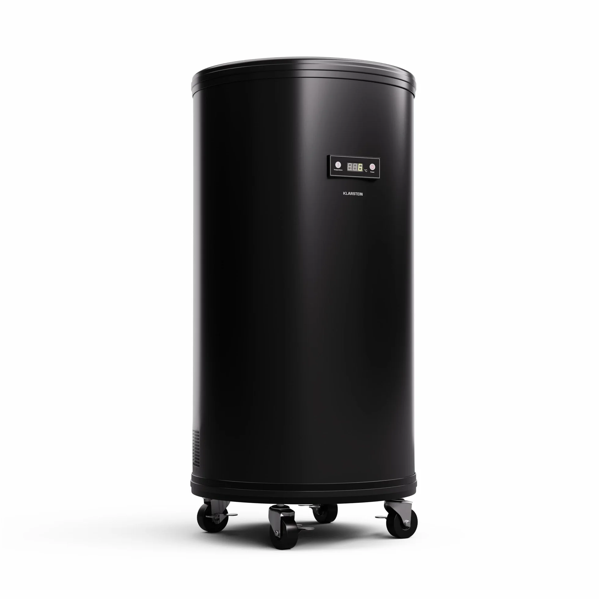 KLARSTEIN Beersafe L Nevera con pantalla LED, frigorífico de acero inoxidable, nevera de bebidas interior/exterior, nevera de vino 70 L