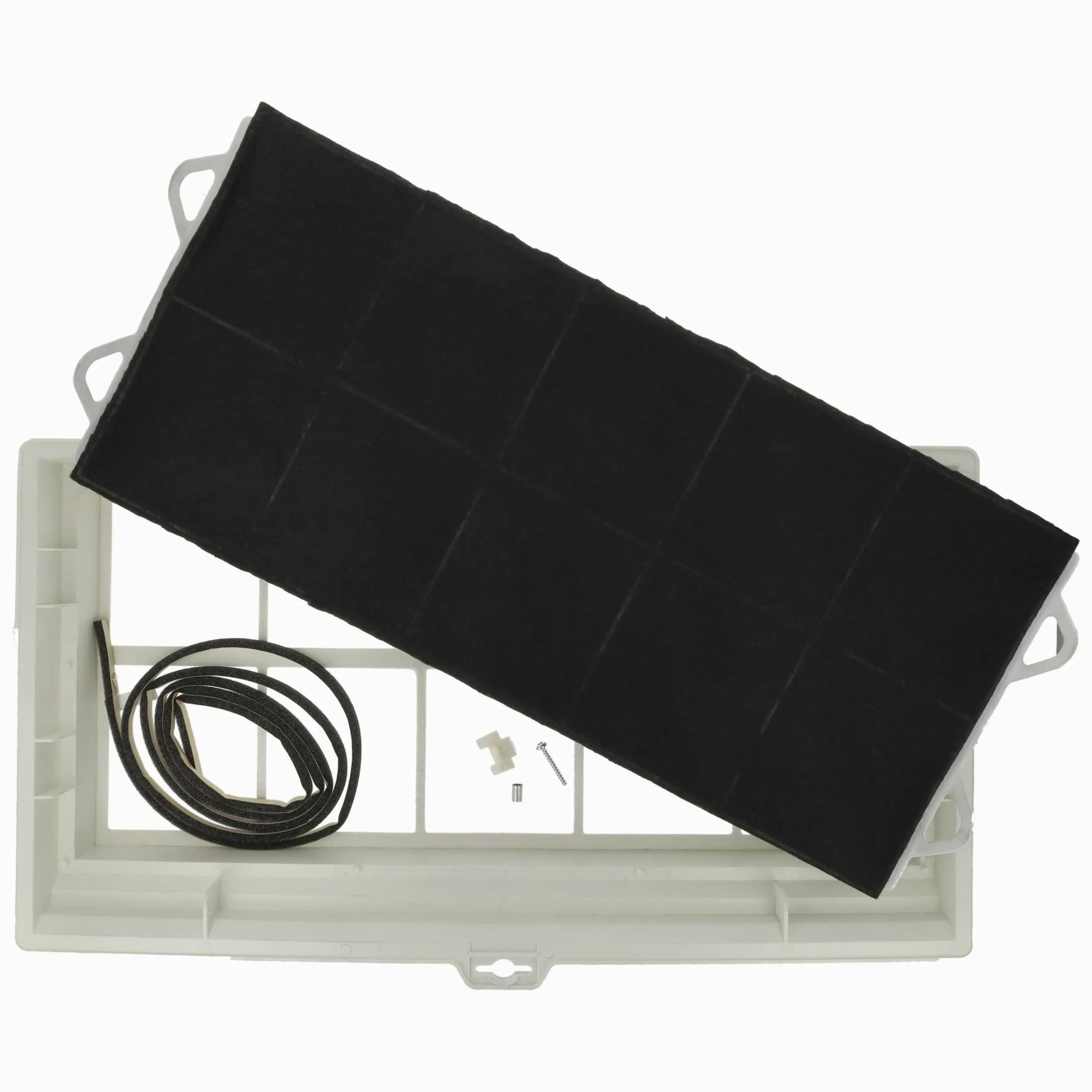 vhbw 4x filtro de carbón activado compatible con Superser BCA13101 | A0366B, A0365B, 5BV161X, BCA23101, BCA16101 campanas cocina - 49,5 x 29,5 x 6,2 c