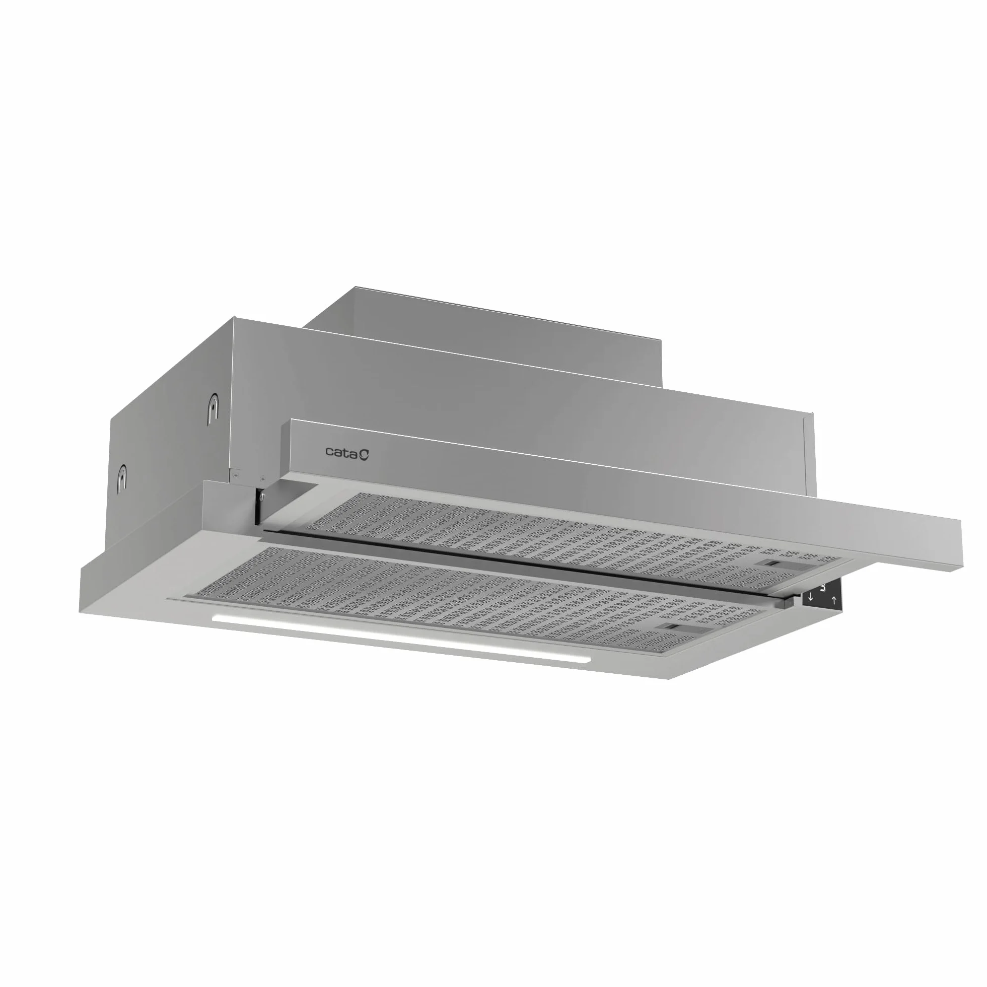 Cata Campana Extractora Telescópica TFH 6830 X 5+1 TURBO Motor Burshless Extra Silencioso Tira LED Fácil Instalacion y Limpieza Acabado Inox