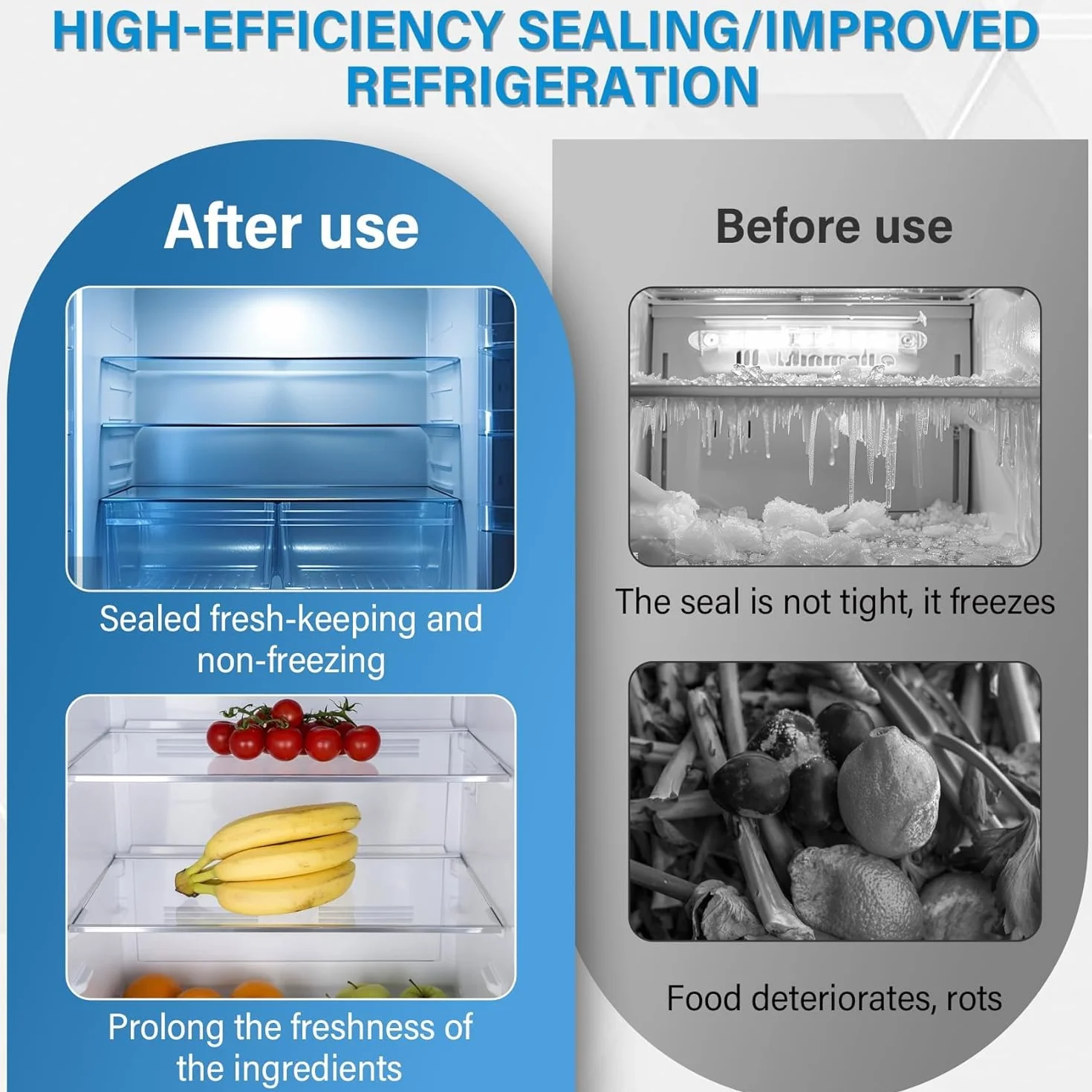 Junta Sello Magnética Universal Junta de Goma para Puerta De Frigorífico Fridge Congelador Refrigerador Nevera