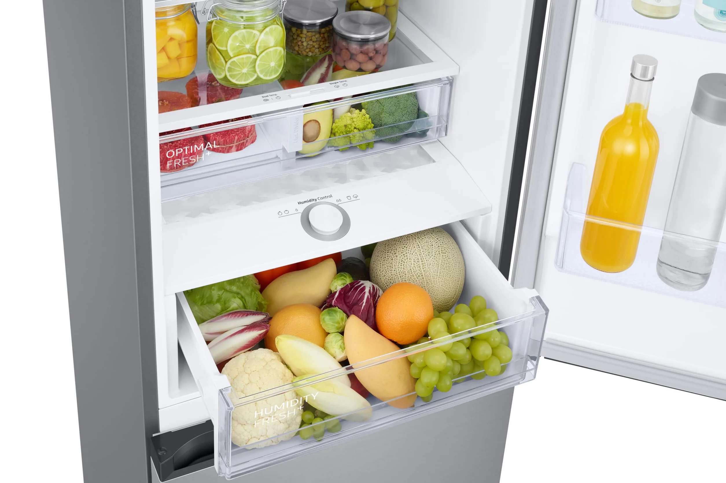 Samsung Frigorífico Combi AI 203cm Balda Botellero 390L Clase D Plata RB38C675DSA/EF [Clase de eficiencia energética D]