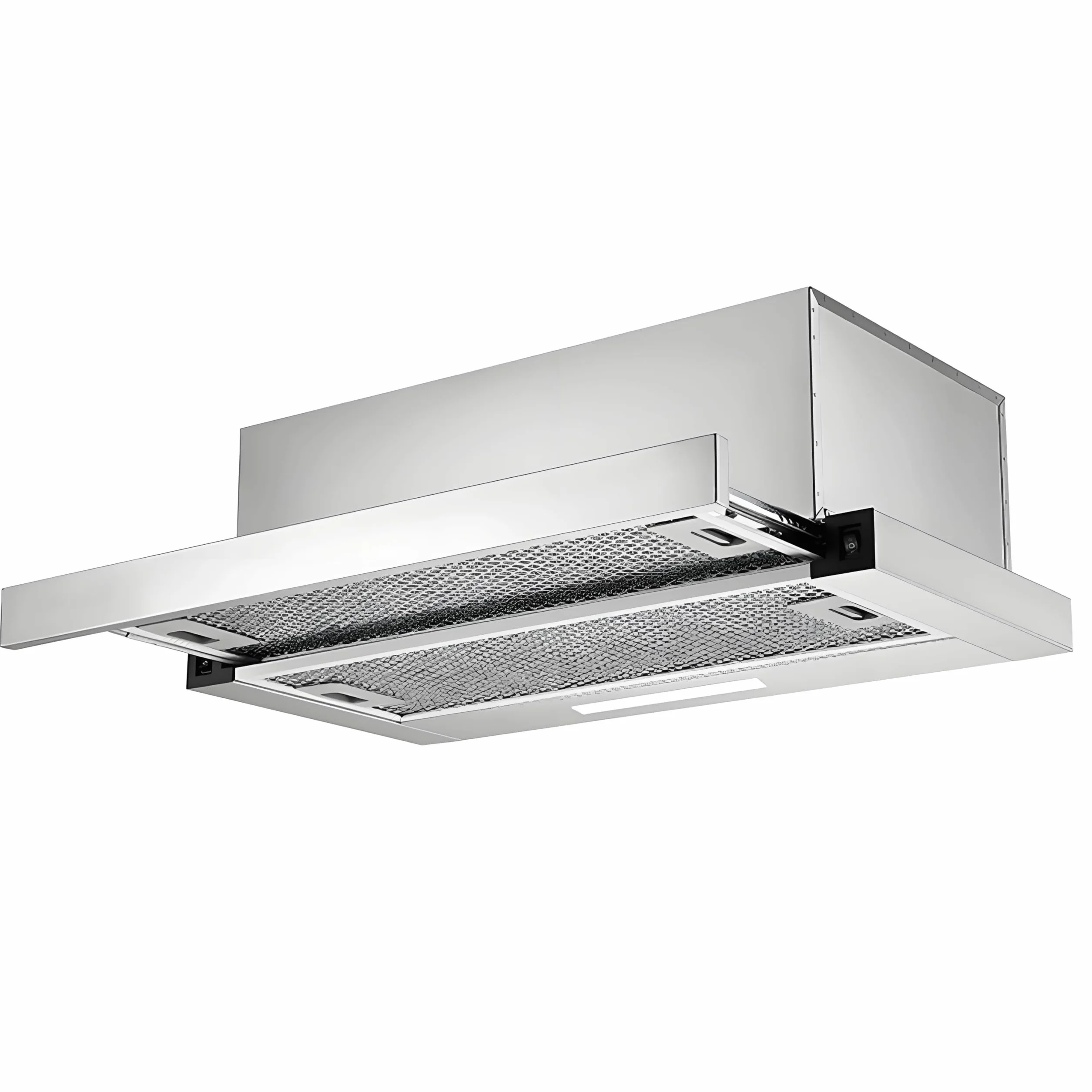 Campana Extractora Silenciosa,Campana Extractora Bajo Encimera,Campana Extractora Cocina,con Luz LED,Equipada con Filtración Tres Capas,para Diseño Cocina,70cm