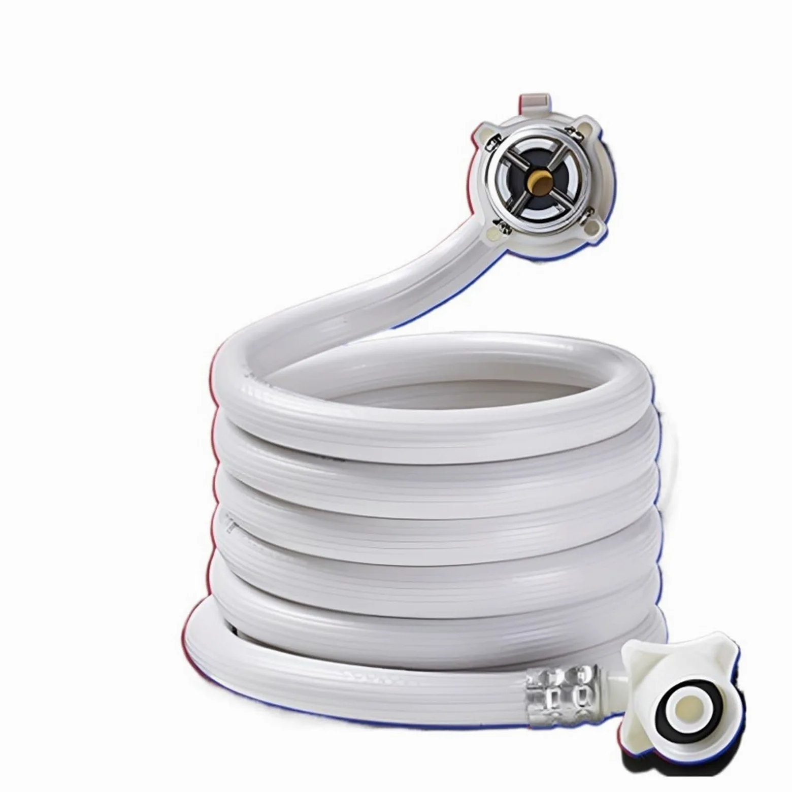 Manguera de entrada de agua a prueba de explosiones for lavadora totalmente automática Universal extensión de agua extendida(5m steel head)