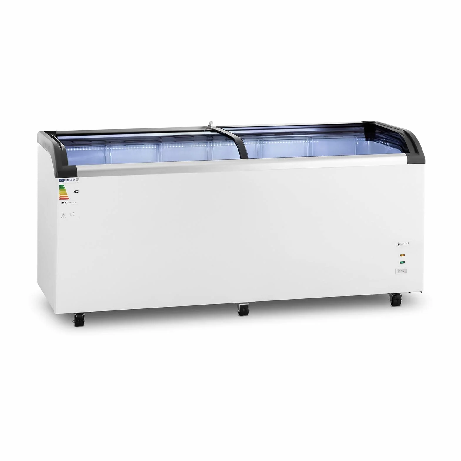Royal Catering Arcón Congelador Cámara Profesional RCFZ-545G (Volumen: 545 L, Refrigerante: R290, Rango de temperatura: -22 - -15 °C)