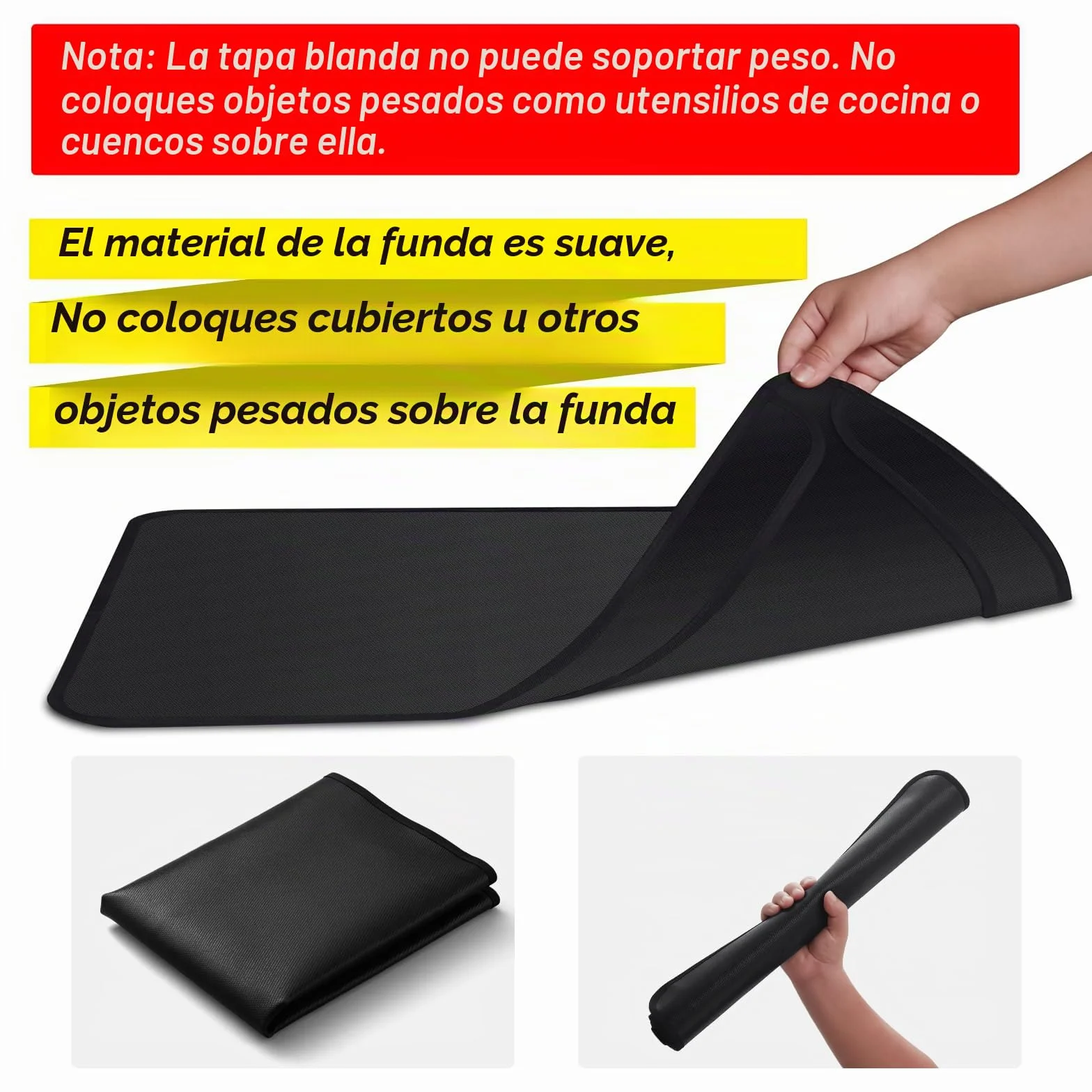 FLASLD Cubierta de Quemador de Estufa de Gas Tapete de Tela Suave, 29.5×21 Pulgadas Plegable Fácil de Limpiar Protector de Estufa de Gas, Cubiertas de Estufa Anti Polvo, Protector Superior Lavable
