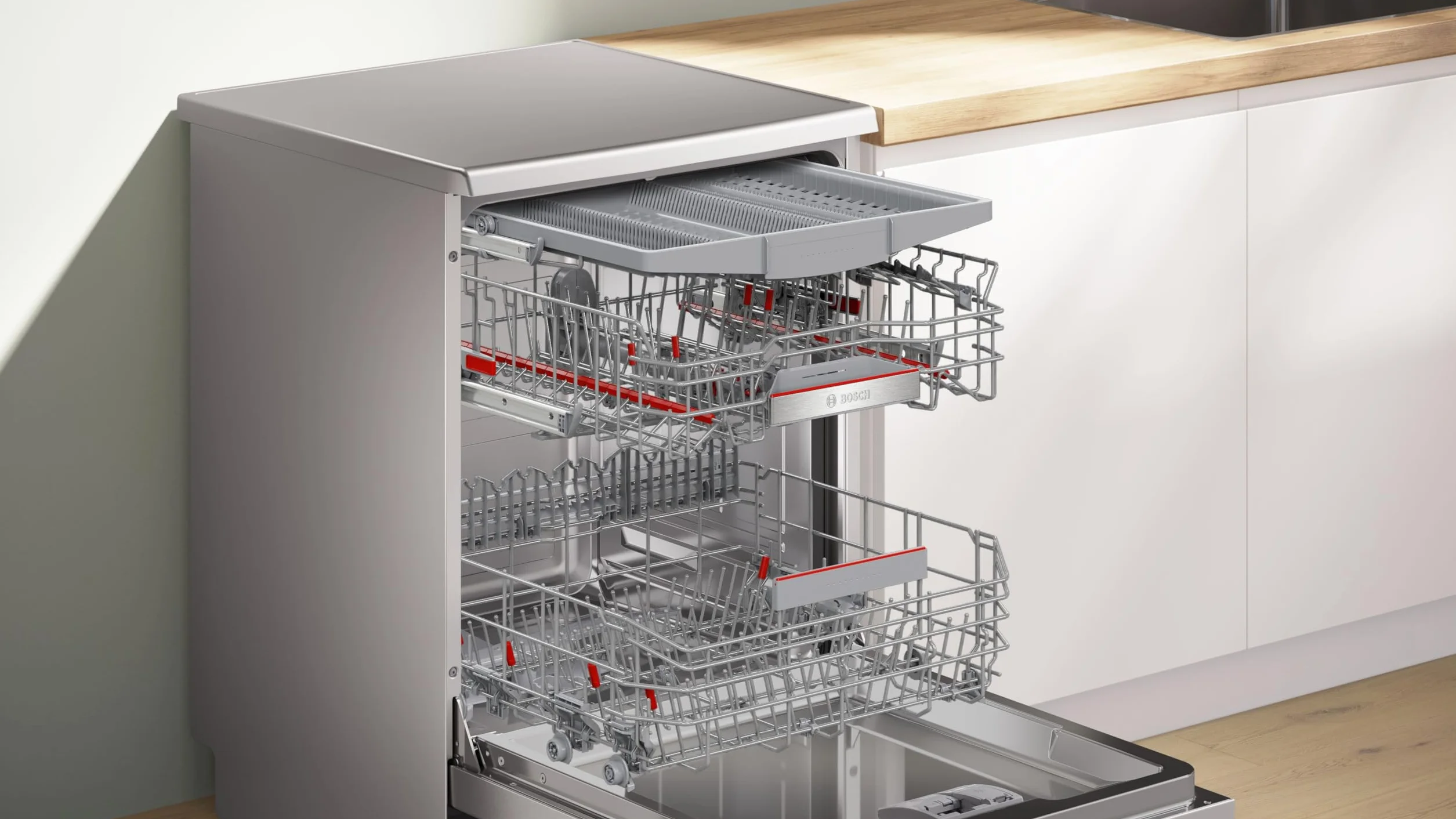 Bosch Serie 6 SMS6ECI15E Lavavajillas independiente 60 cm Home Connect Extra Clean zone acero
