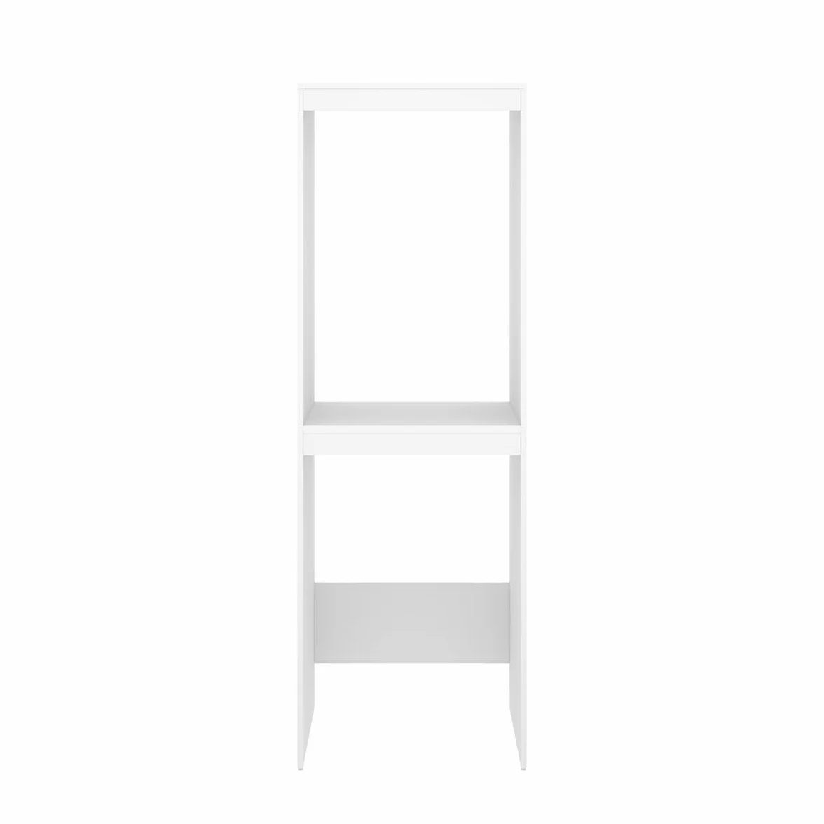 DEKIT - Mueble Alto para Lavadora/Secadora 190x63,3x62cm - Blanco