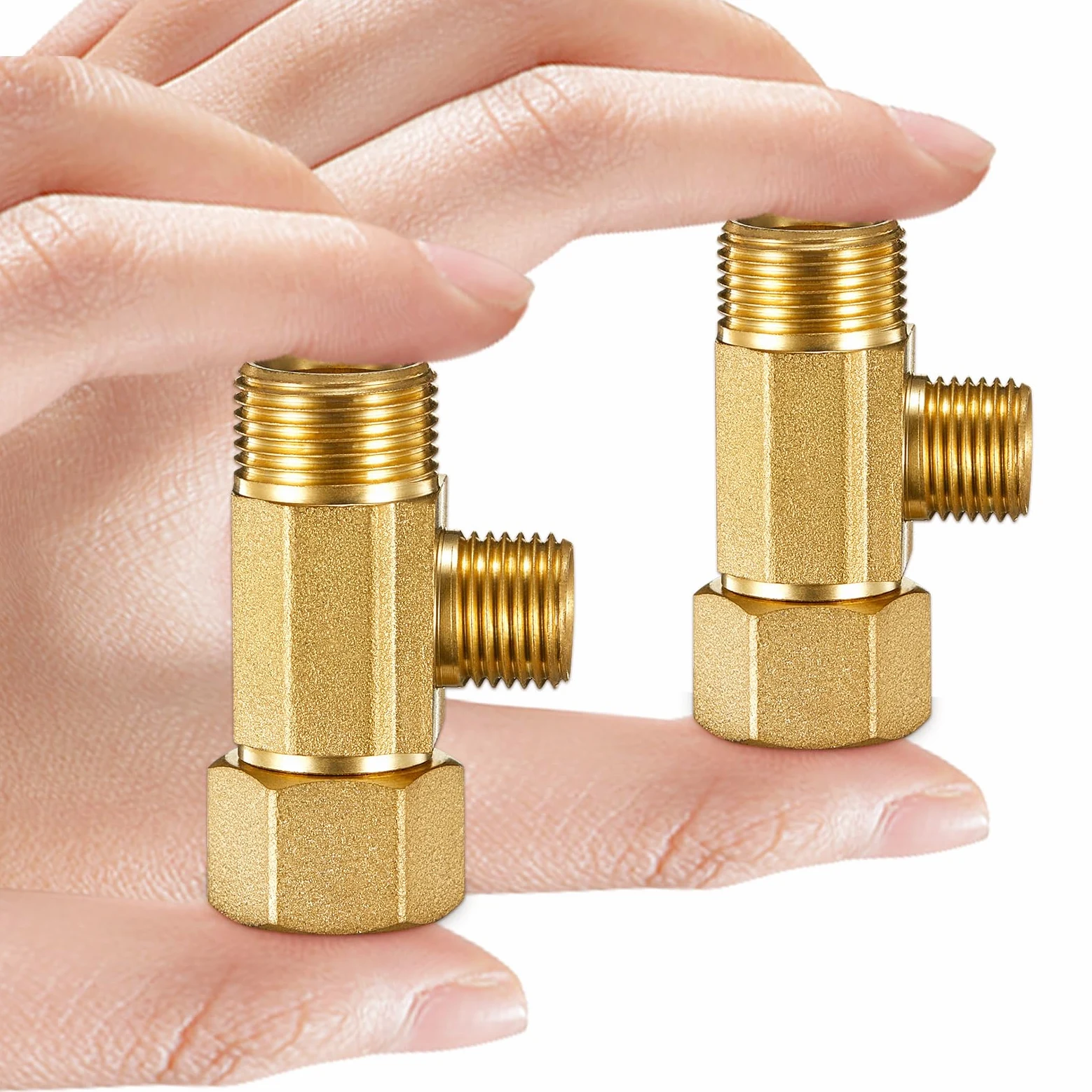 Conector de línea de agua de latón para nevera, divisor de línea de agua para máquina de hielo, disponible para caja de salida de máquina de hielo, grifo de agua potable, sistema de filtración de agua