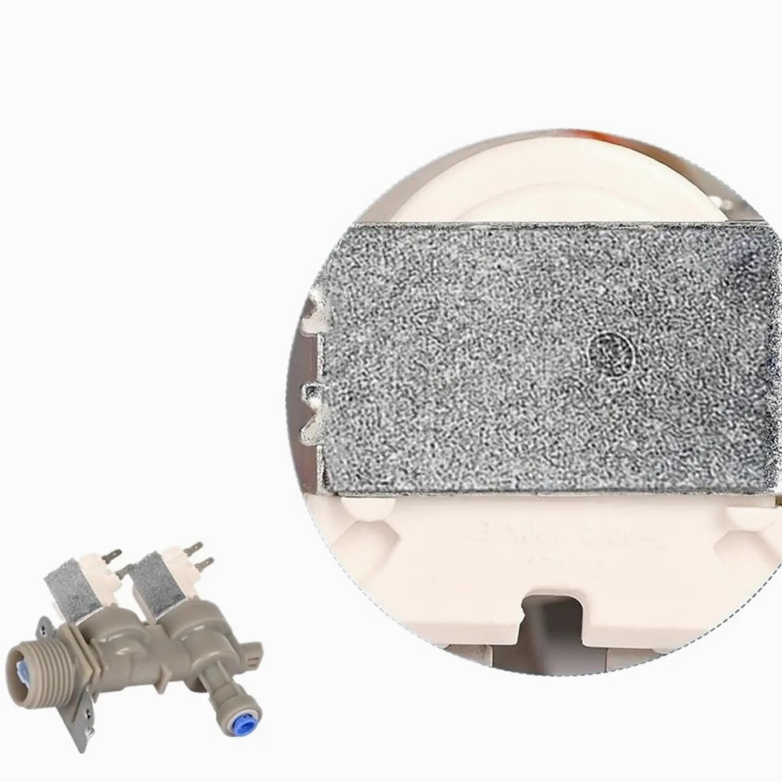 Compatible con válvula AJU73432602. | La válvula de entrada del secador de vapor se adapta a múltiples números de pieza de referencia cruzada for reemplazo