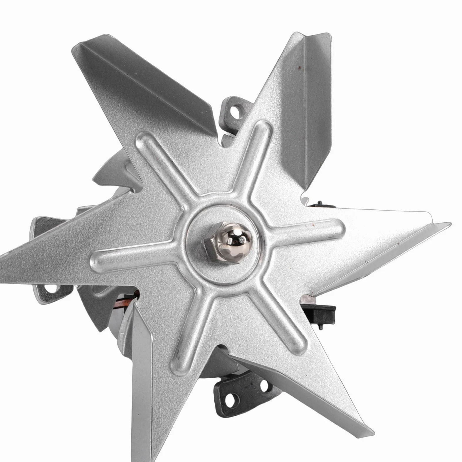 Motor de Ventilador de Horno de Secado, Motor de Ventilador de Convección de Aluminio de 6 Aspas para Aplicaciones Industriales de Temperatura Constante