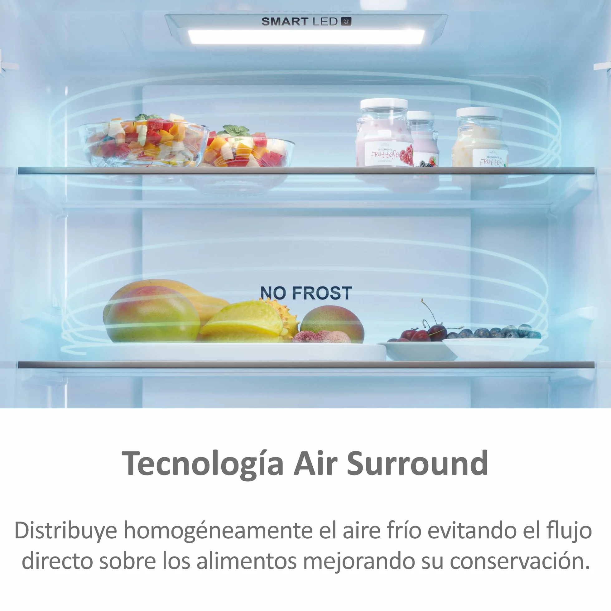 HAIER FD 70 Series 5 HFR5719ENMG - Frigorífico Puerta Francesa, Cajones Direct Access, Circular AirFlow, Motor Inverter, My Zone Plus, Total No Frost, Ancho 70cm, Alto 1,90m, 446L, Luz LED, Inox