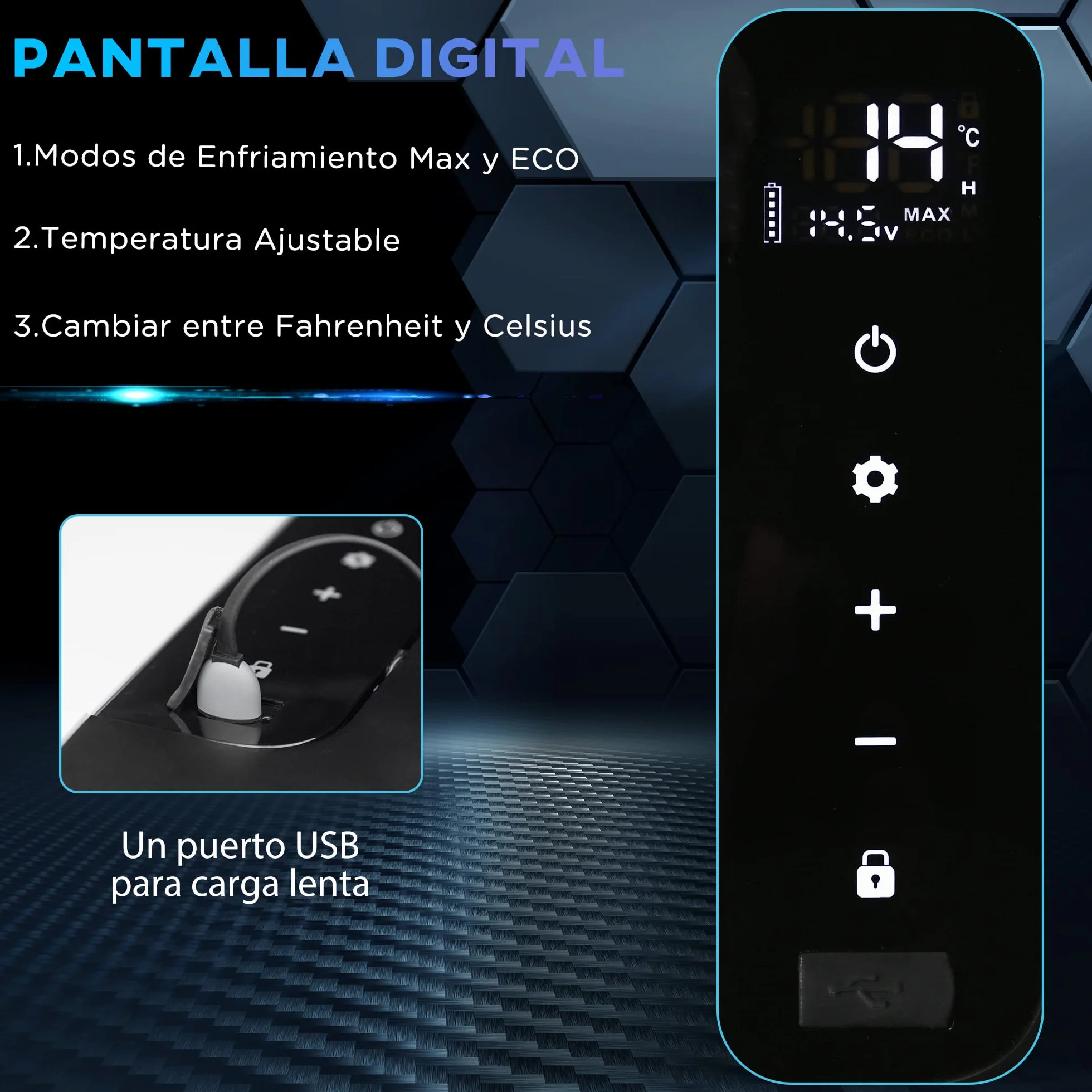 Outsunny Nevera Portátil Eléctrica 25L 12/24V hasta -20℃ Nevera y Congelador de Compresor para Coche con Luz LED y Asas Plegables Bajo Consumo Energético para Hogar Camping 58,5x33,5x35,2 cm Blanco