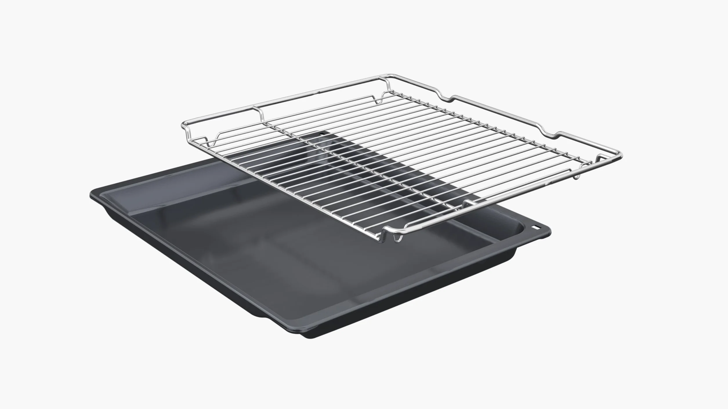 Bosch Horno Multifunción Serie 4 60 cm 3D Hotair Asistente de limpieza con agua Acero HBA514ES3