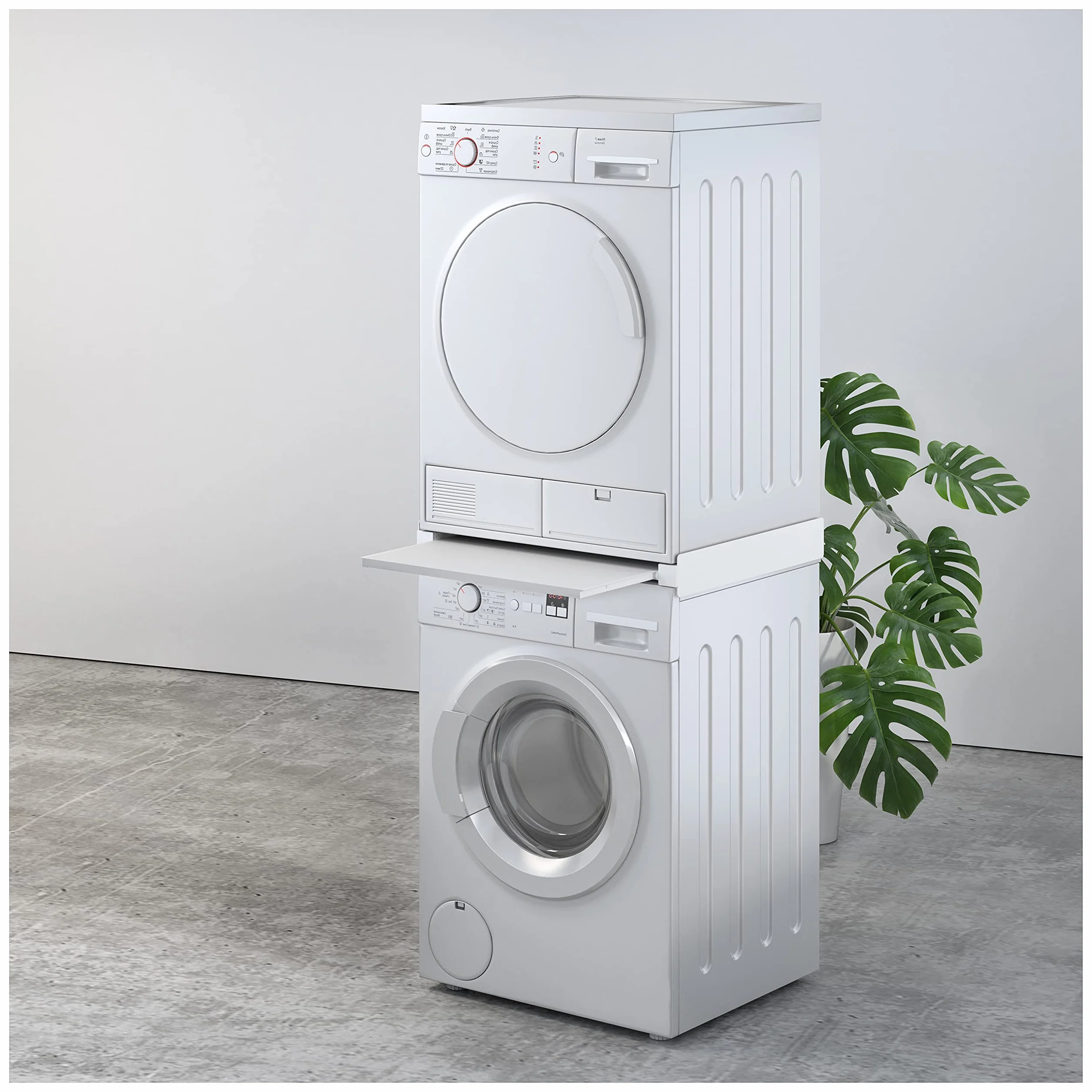 GSC Garsaco - Soporte de Unión para Lavadora y Secadora | Maximiza Espacio | Instalación Fácil | Diseño Adaptable y Duradero, Multicolor