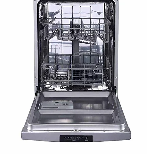 INFINITON Lavavajillas Estrecho DIW-43SP 45cm 9 Litros 7 Programas Display LED Clase E Inox