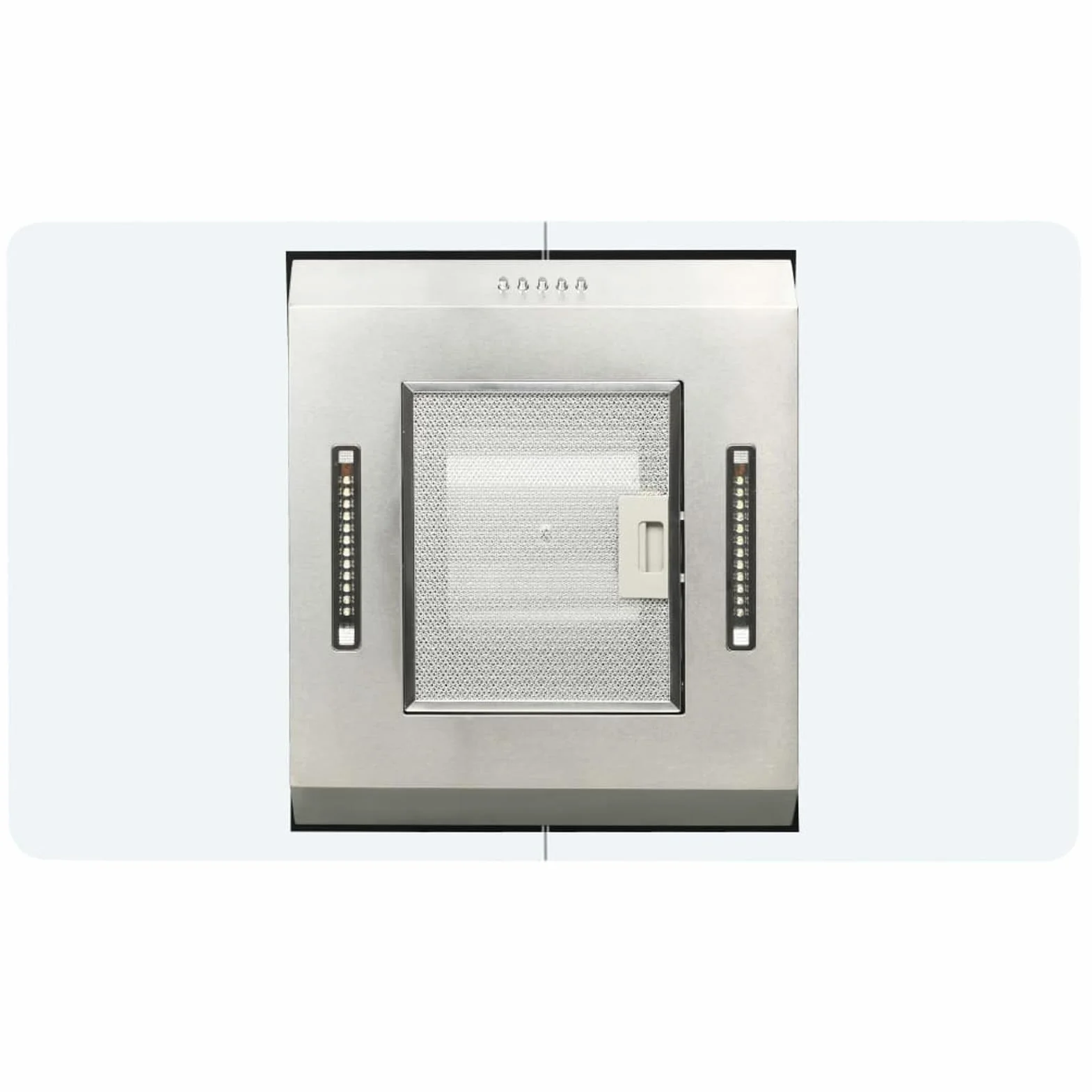 BaraSh Campana extractora de Techo 90 cm Acero Inoxidable 756 m³/h LED Campana Extractora Isla