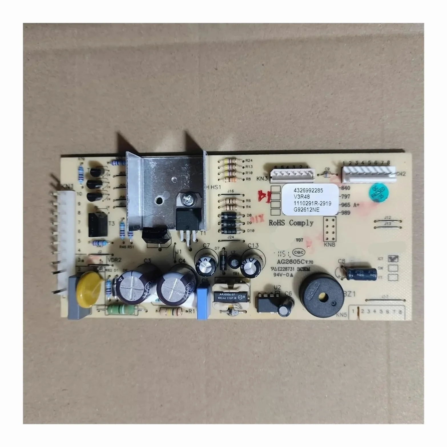Placa de control de alimentación PCB 4326992285, compatible con refrigeradores Beko