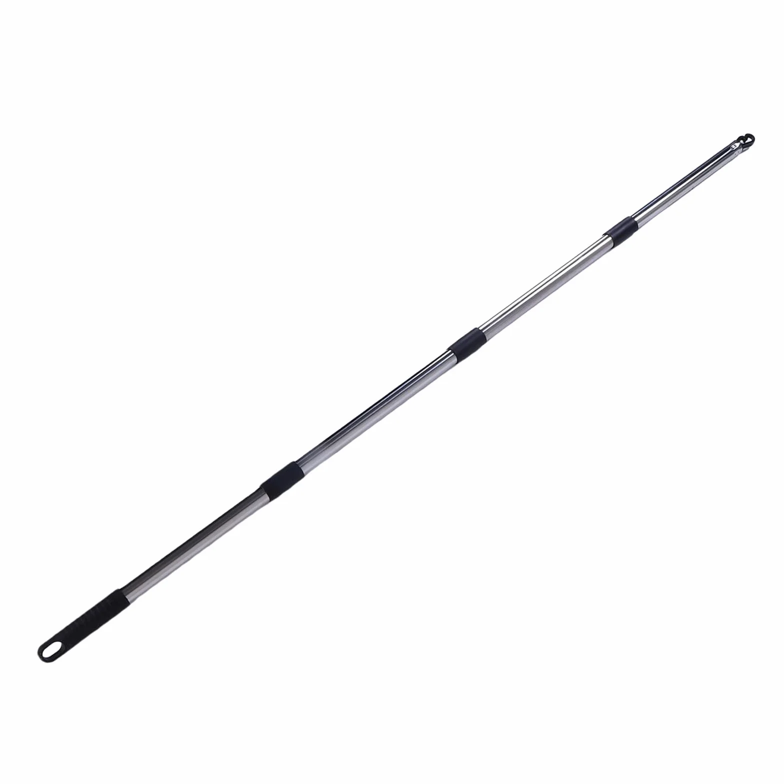 Soporte para Tendedero Telescópico para Exteriores, Poste de Alcance para Percha de Armario Ajustable de Acero Inoxidable de 75 a 250 Cm, Poste de Soporte para Tendedero