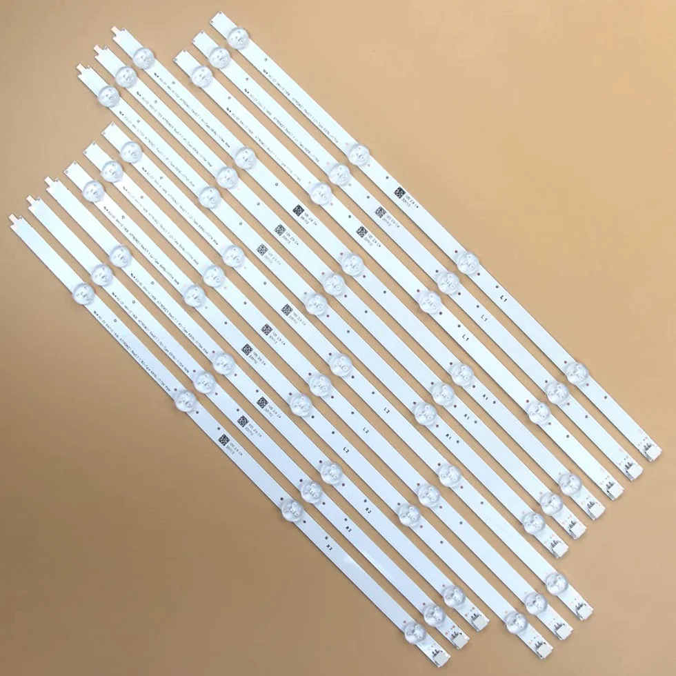 47LA620S 47LN5400 Kit 12 PCS Tira LED para 47LN 47LN5200 47LN5700 47LN5750 47LN5790 E470I-A0 LC470DUE SFR LC470DUG JFR1 6916L-1174A 6916L-1175A 6916L-1176A 6916L-1177A 1359A 1360A 1361A 1362A
