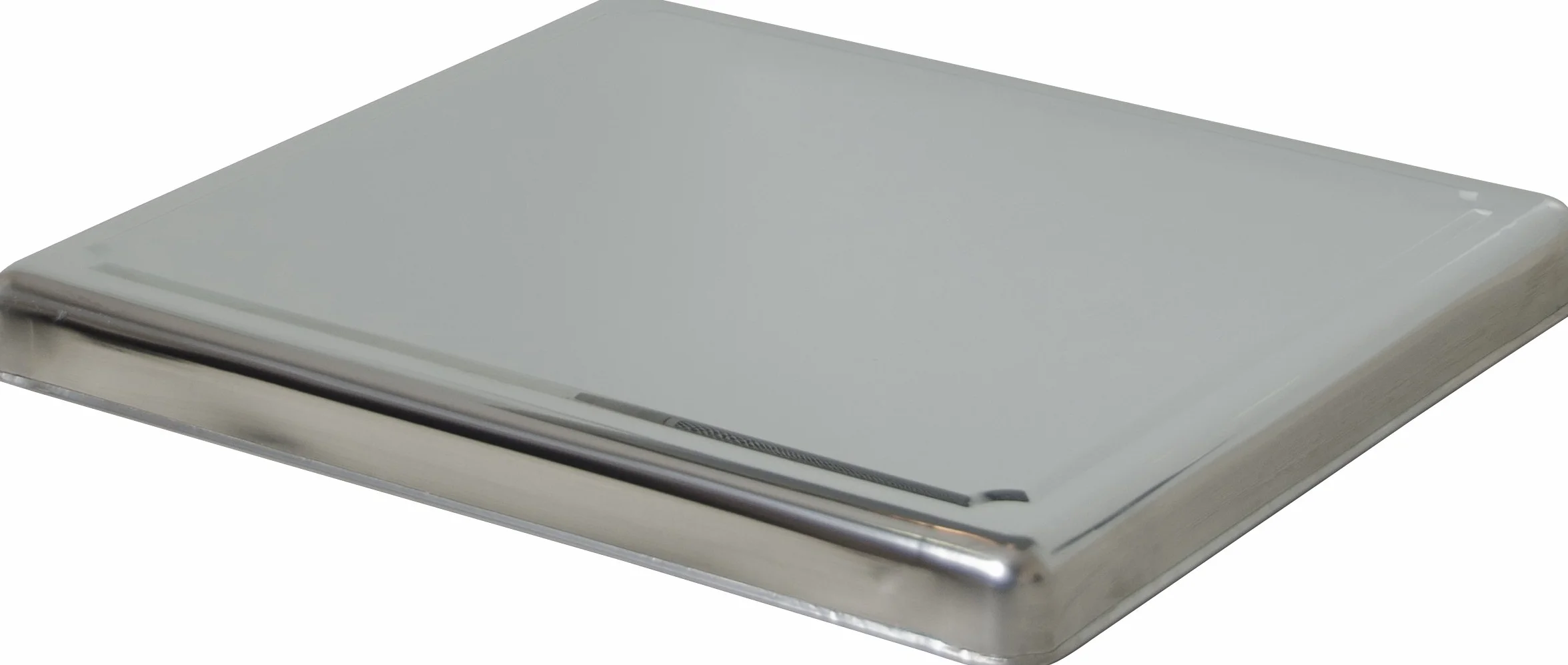 Jocca - Protector de Encimera Universal en Acero Inoxidable para Vitroceramica, Induccion y Gas 52,5 x 60,5 x 5,5 cm
