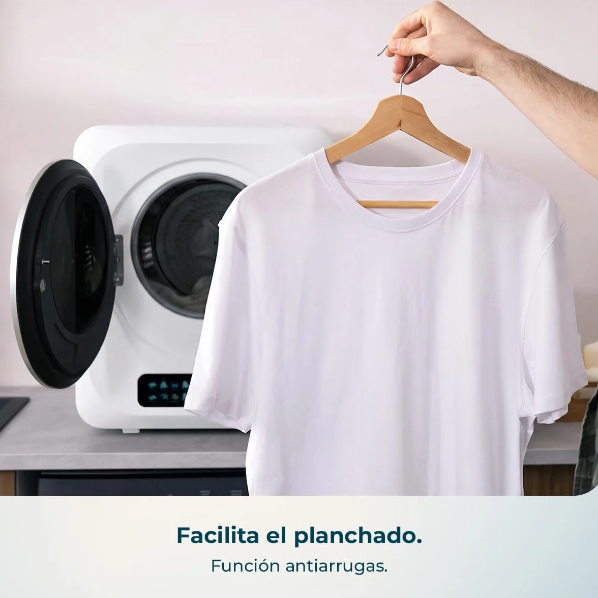 Cecotec Secadora Compacta de Evacuación 3Kg Bolero DressCode Dry 3400V. 8 Programas, Bajo Consumo, Secado Automático Inteligente, Pantalla FullColor, Función UV Care, Dry Shoe Pro y Delay Start