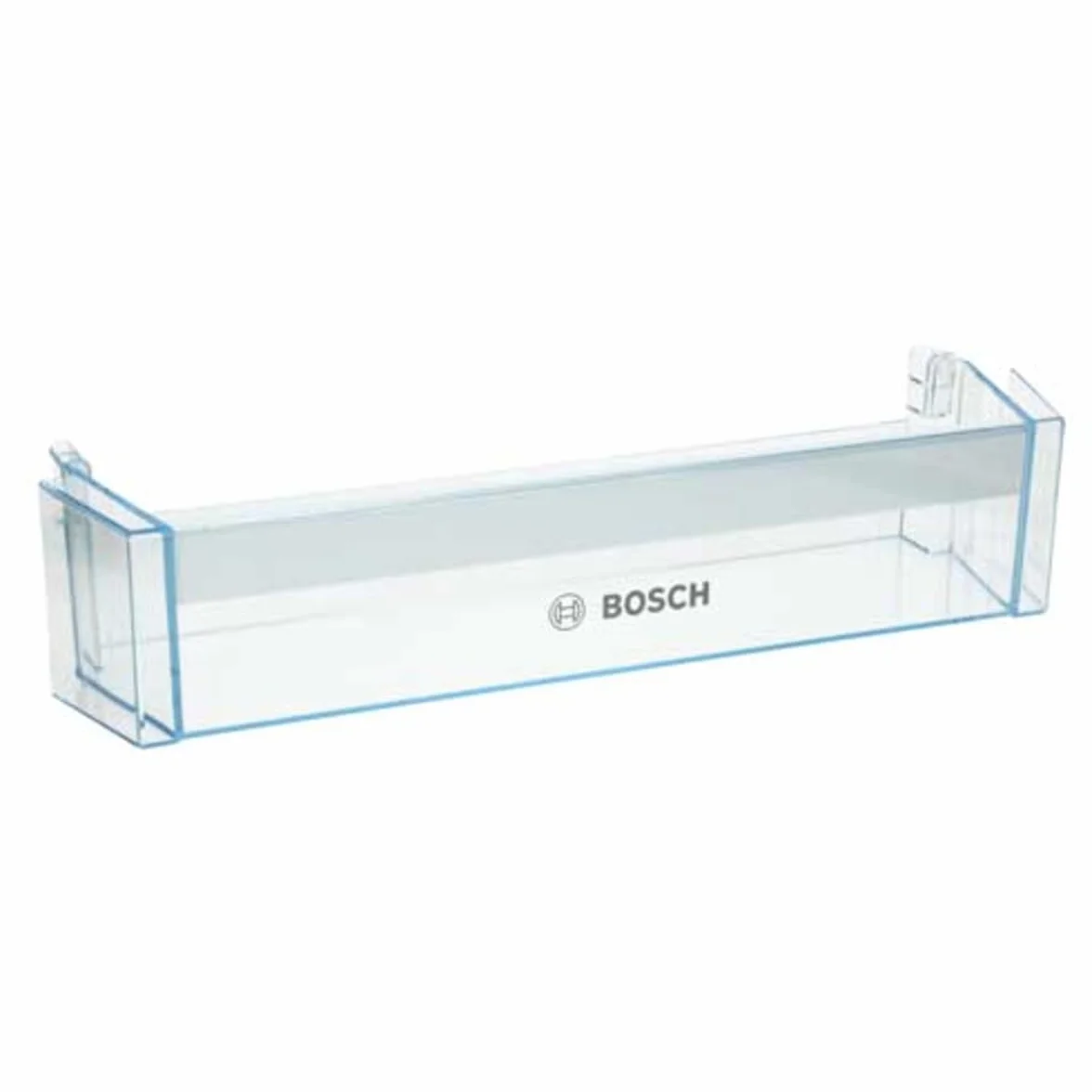 Bandeja de Puerta para Botellas Compatible con Neveras Bosch 00704751 - Cajón Botellero Inferior-Intermedio para Frigorífico con Perfil Blanco - Repuesto Original