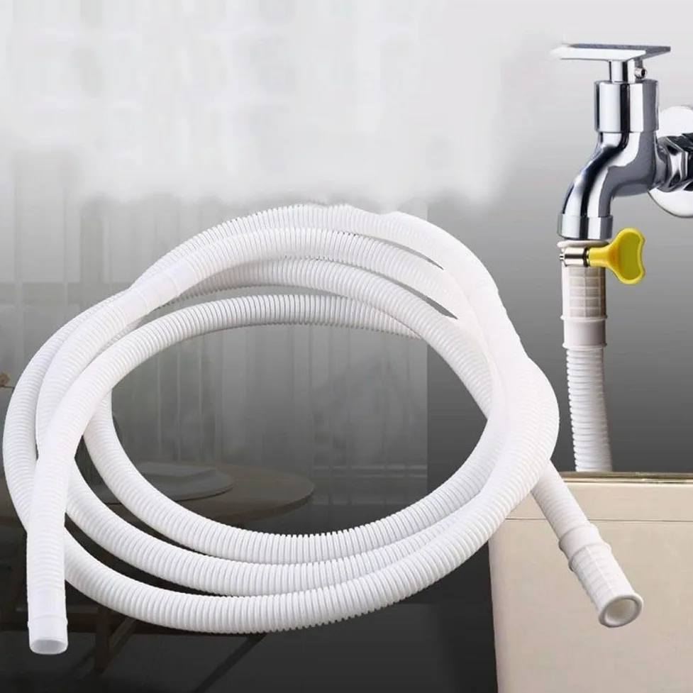 Tubo de extensión de manguera de drenaje universal Manguera flexible de entrada de agua for desagüe de lavadora y aire acondicionado, longitud de 25 m(5M)