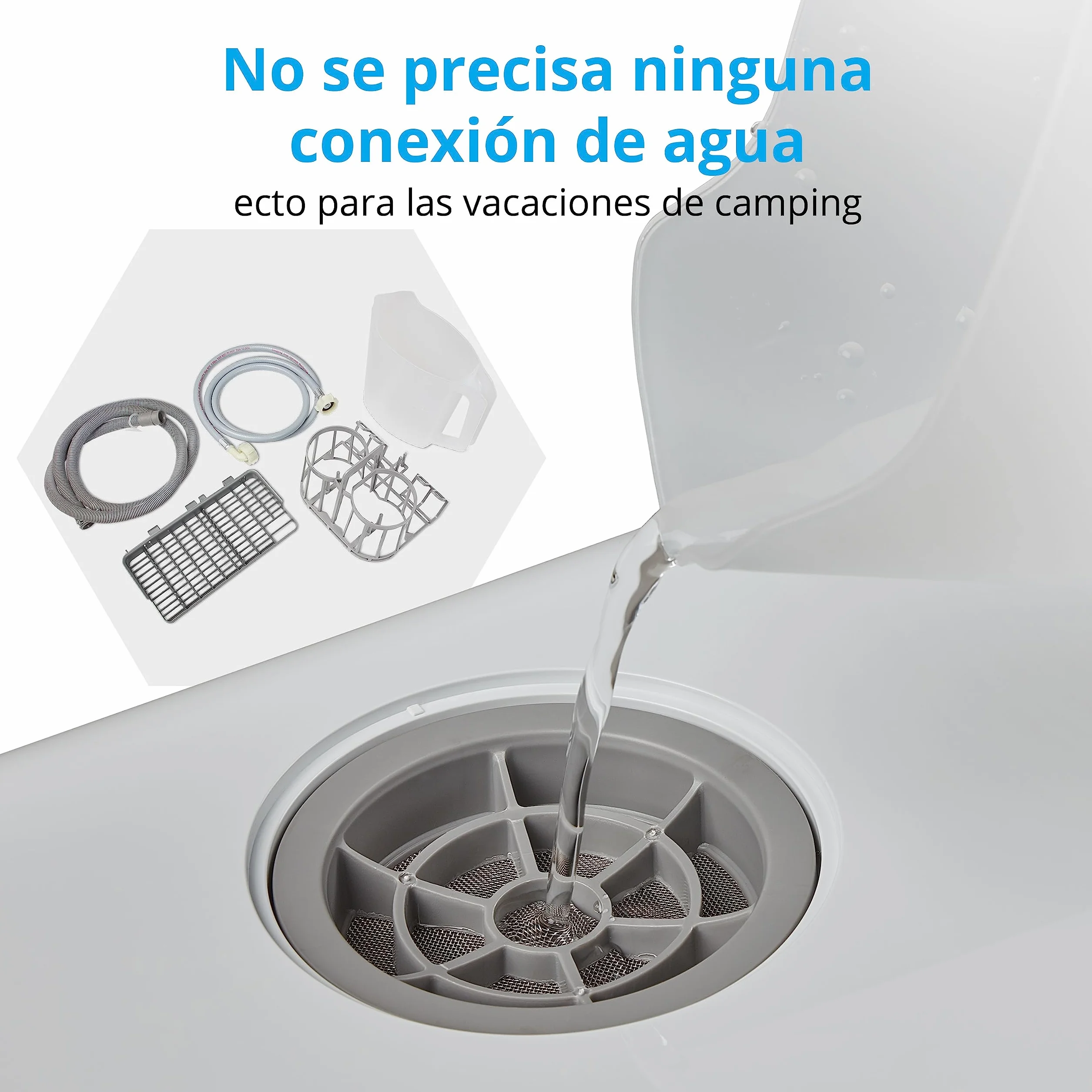 MEDION Mini lavavajillas MD 37217, lavavajillas pequeño para 2 cubiertos y 6 programas de limpieza, lavavajillas compacto con preselección de la hora de inicio
