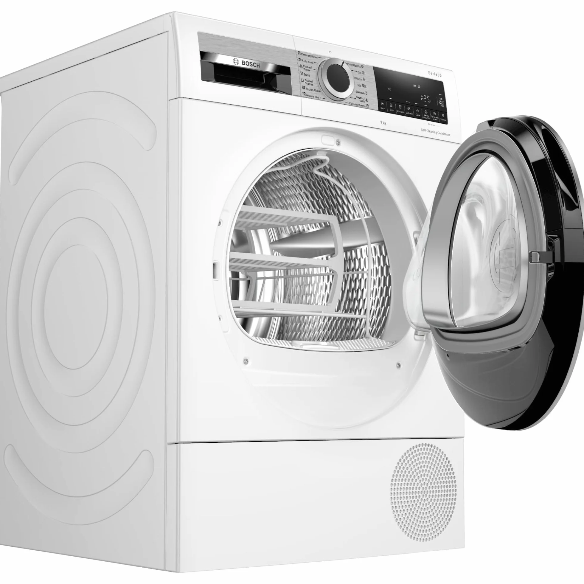Bosch Serie 6 Secadora con Bomba de Calor 9 kg AutoDry WQG245D1ES Blanco