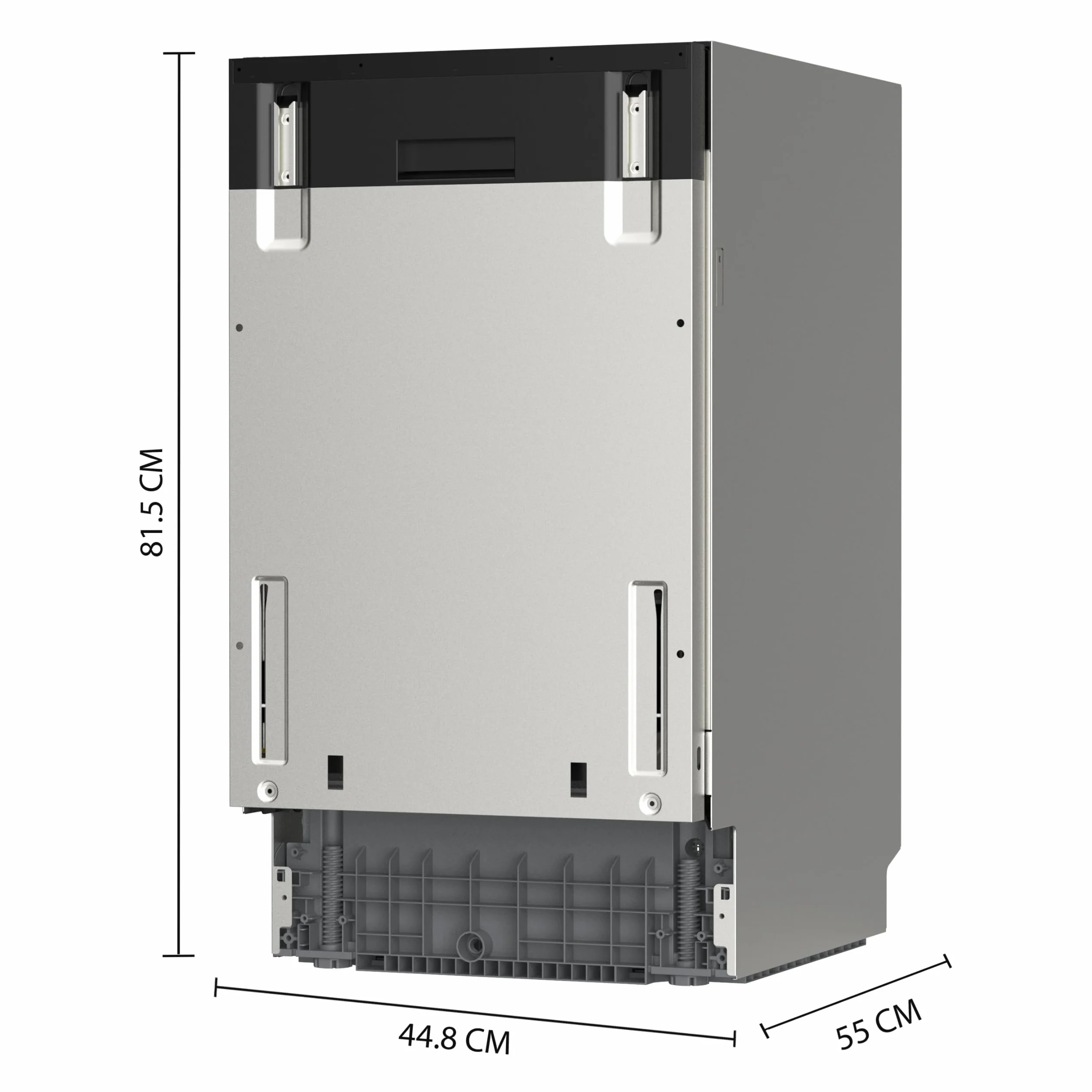 Cecotec Lavavajillas 45 cm Integrable Bolero Aguazero 45100 Full-BI Connected. 11 Cubiertos, 10 Programas, Inverter Plus Duo, Panel Táctil, WiFi, Smart Wash, O2Dry, Super Dry, FloorView Light