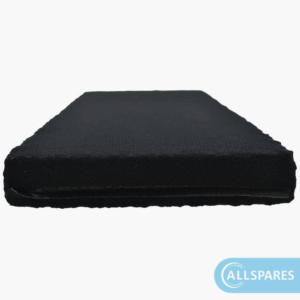 AllSpares Filtro de carbón activo (2 unidades) para campanas extractoras adecuado para Novy Monoblock 8740400 | 210 x 150 x 20 mm