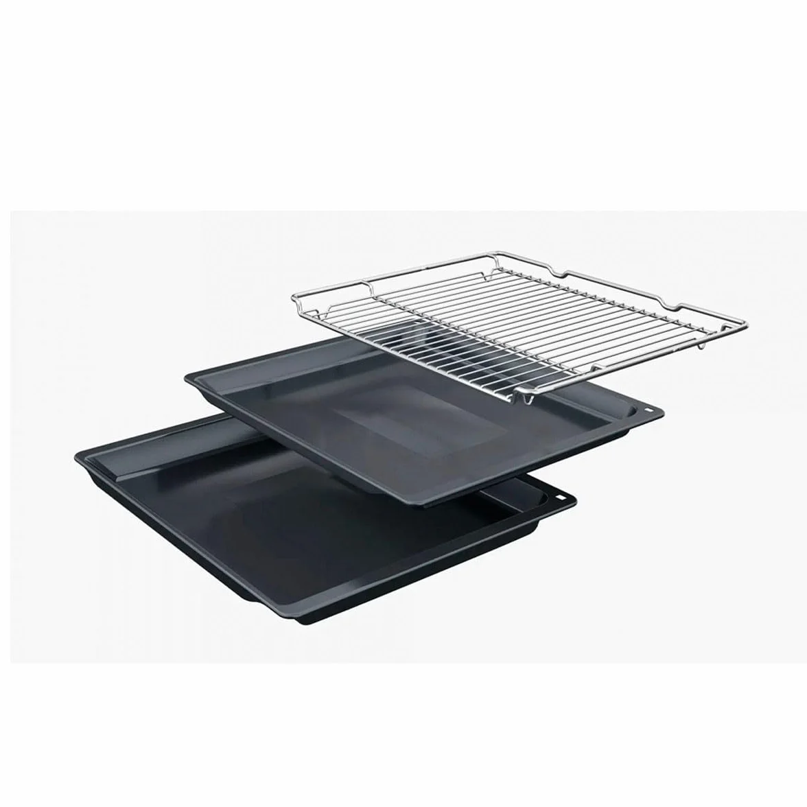 Bosch - Horno Multifunción, 60 cm, Serie 8, Electrónica TFT TouchControl, AirFry, Función Assist, Home Connect, Pirólisis, Negro, HBG7741B1