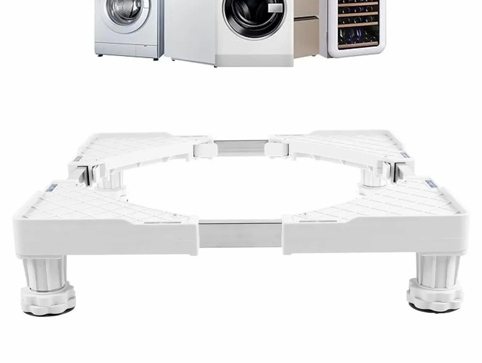 Soporte de lavadora antivibración móvil universal | Pedestal for lavandería con almohadillas antivibración for soporte de base de mueble