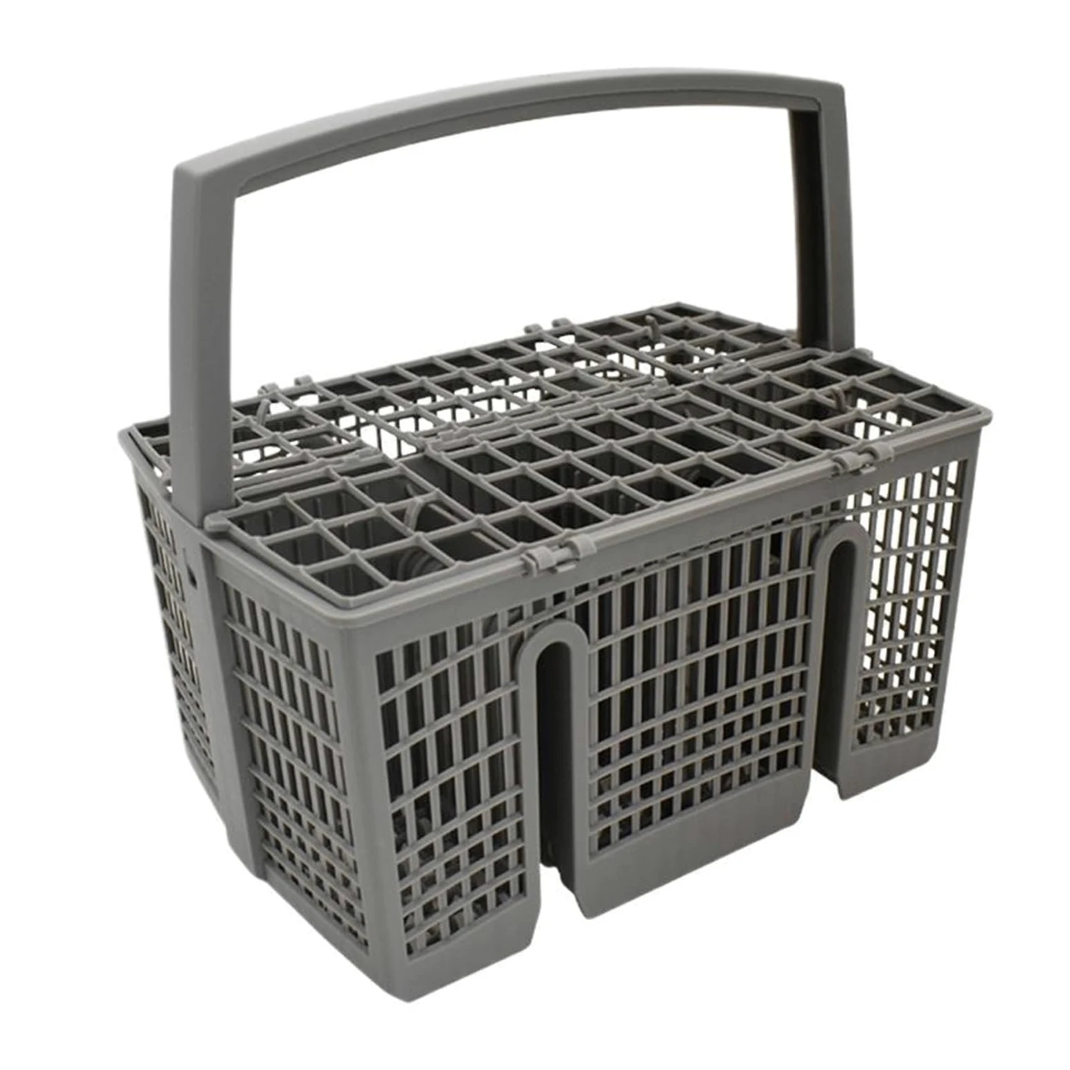Cesta universal duradera para cubiertos para lavavajillas, soporte rectangular para utensilios y organizador para cocina, diseño que ahorra espacio para un fácil lavado de platos y almacenamiento
