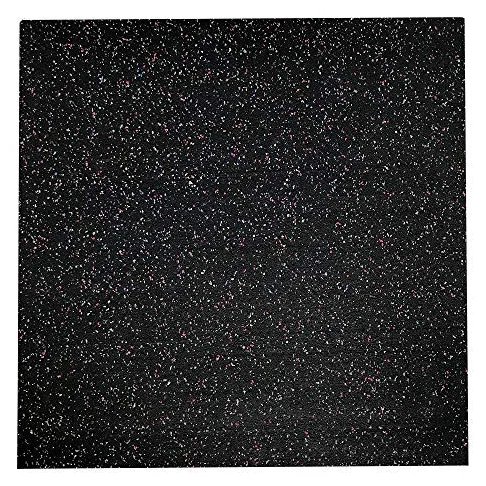 RevTime Alfombrillas antivibración, 25 x 25 pulgadas, 1/2 pulgada de grosor, anticaminar, antimovimiento, para lavadora, secadora, equipo de audio, tapete de equipo de entrenamiento de fuerza (paquete