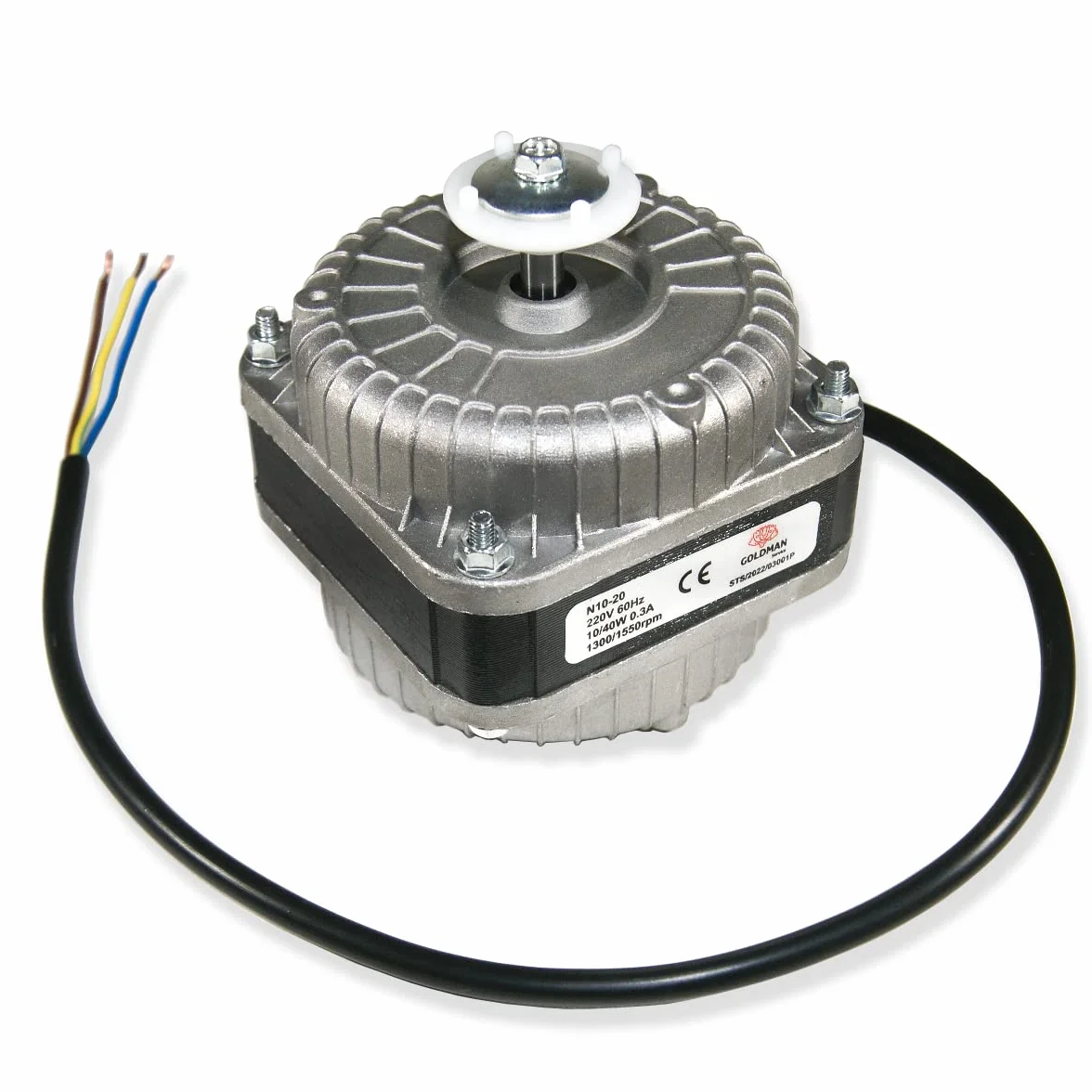 GOLDMAN SERVICE - Motor Fan Ventilador Botellero 10 Vatios - Anclaje Multifunción para Refrigerador Congelador, Cámara Frigorífica Industrial - Compatible con Grandes Marcas (10 W)